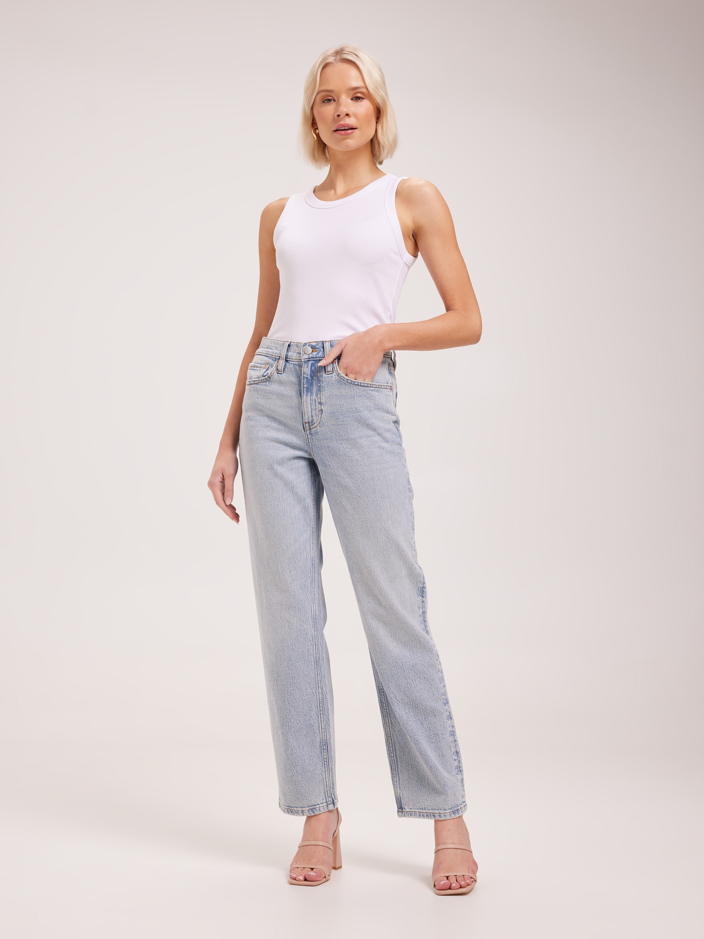 Originals High Rise Loose Straight Jean