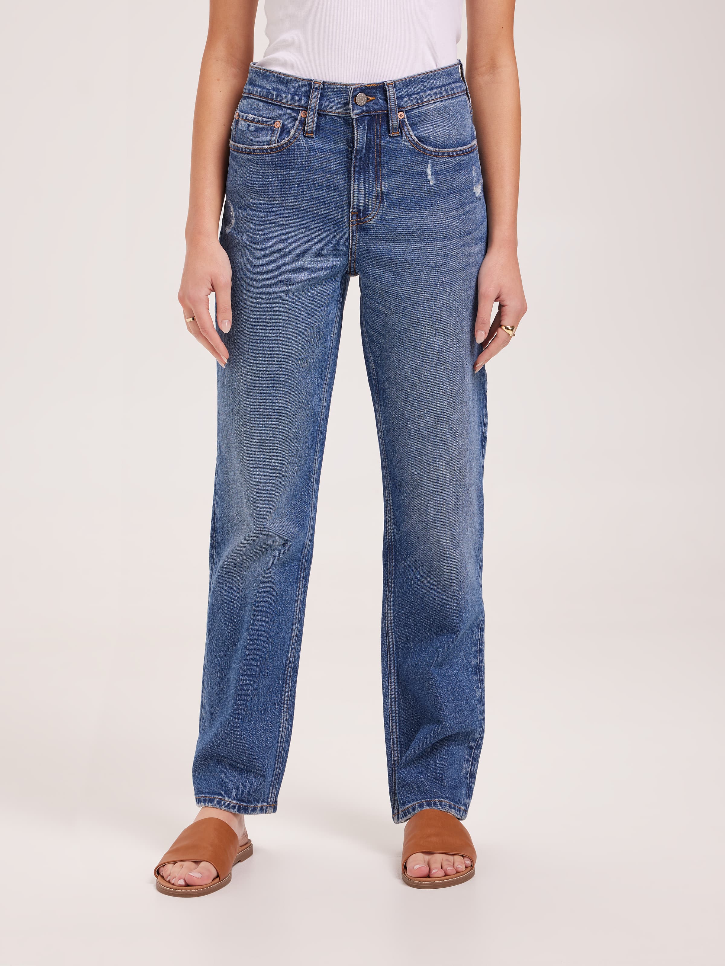 Originals High Rise Loose Straight Jean