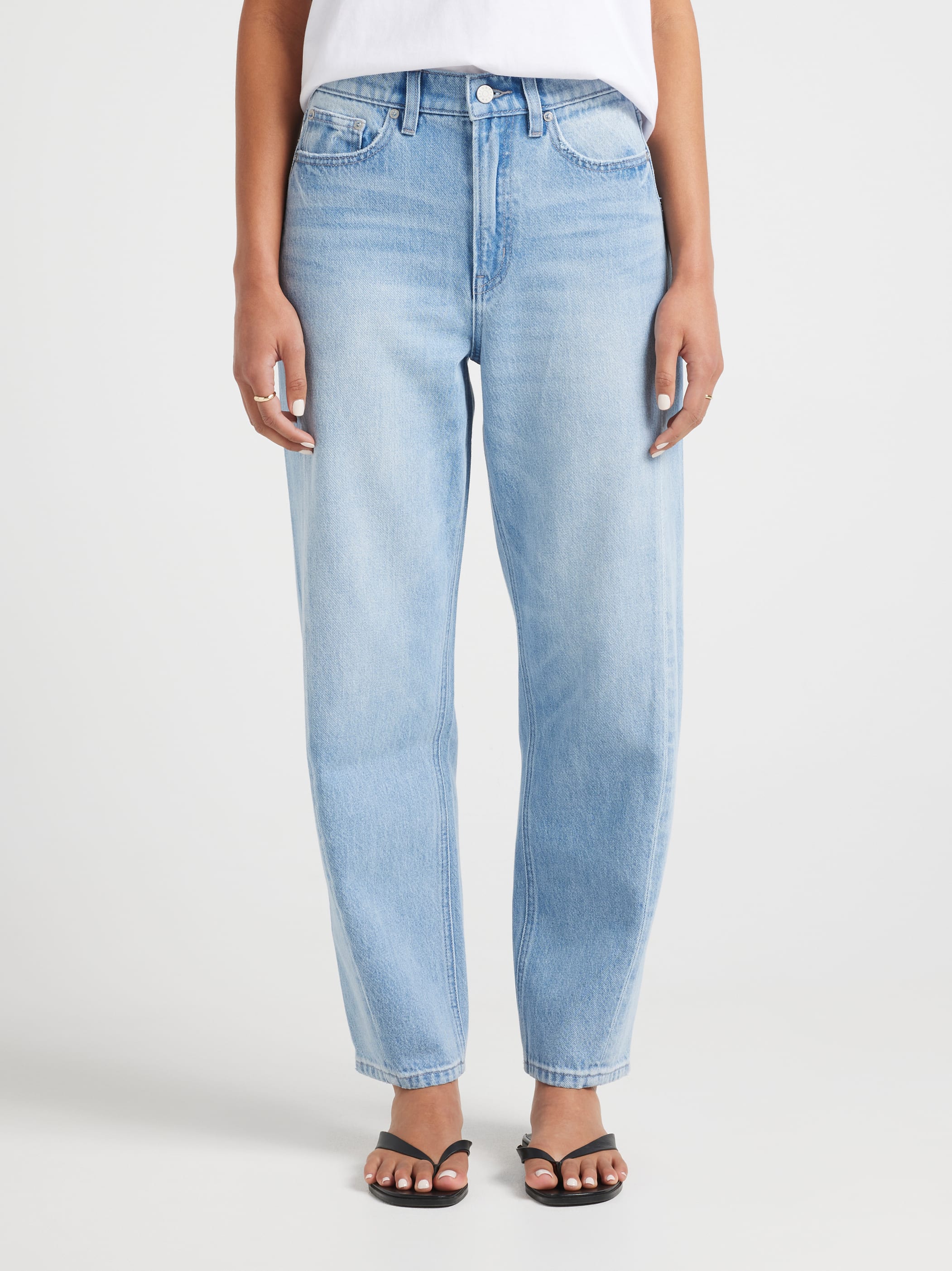 Originals High Rise Barrel Leg Jean