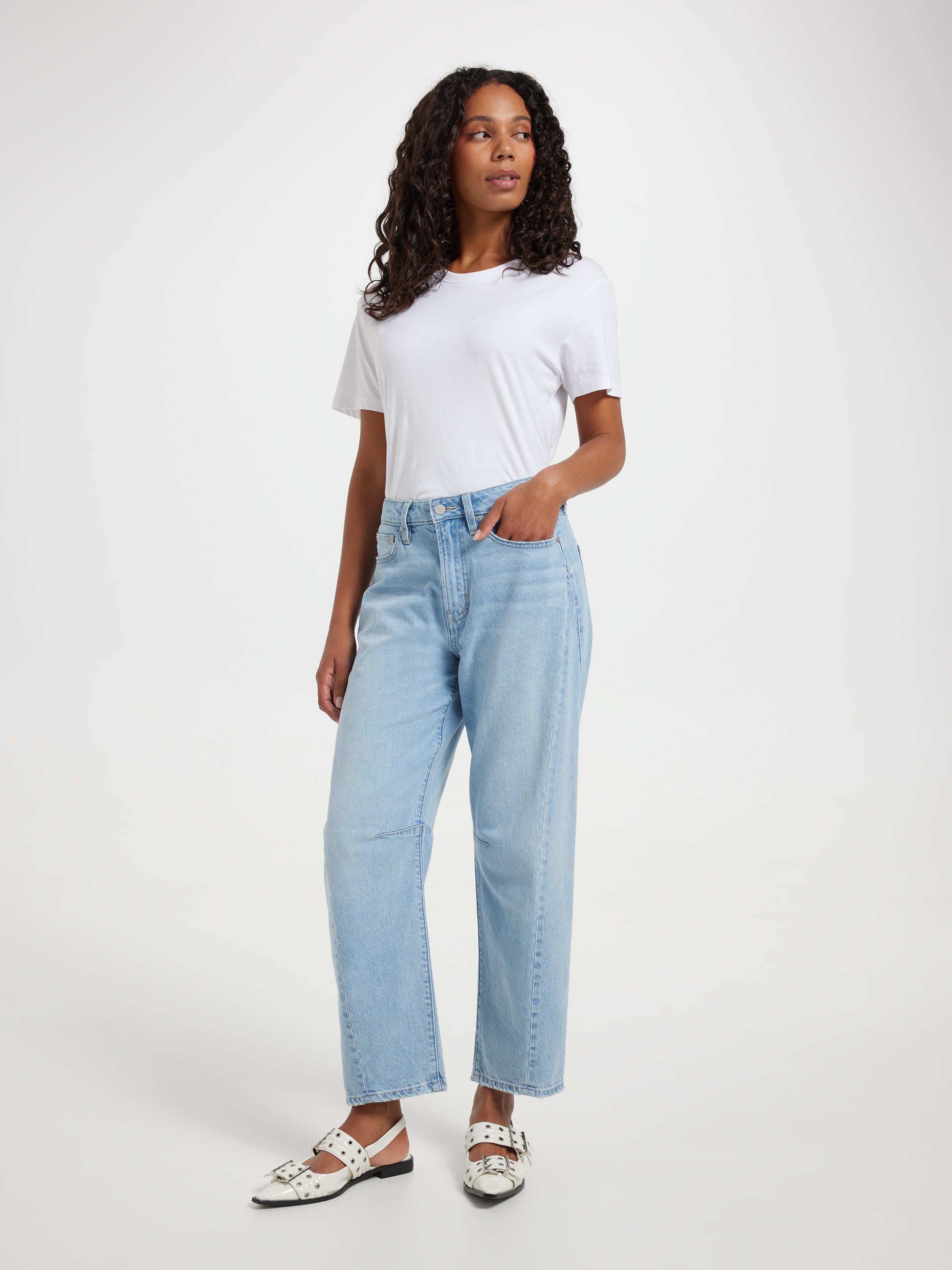 Originals Darted Barrel Leg Jean
