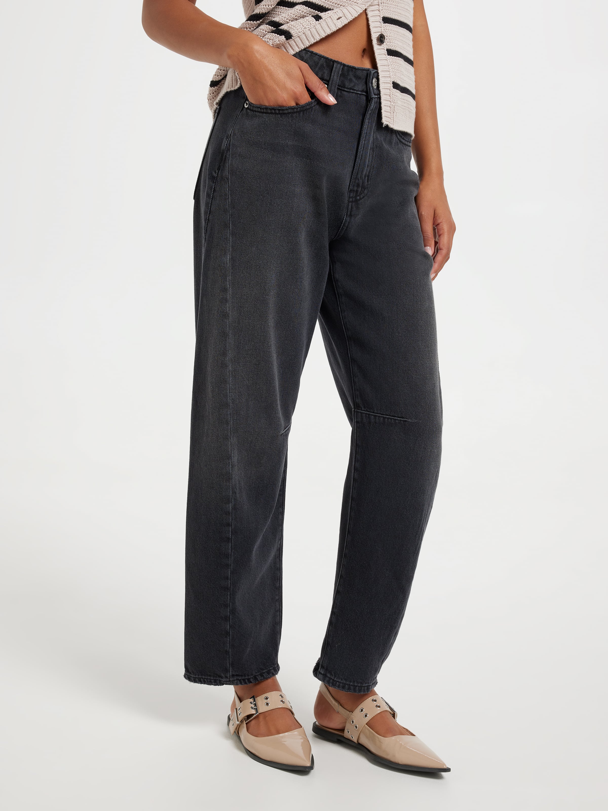 Originals Darted Barrel Leg Jean
