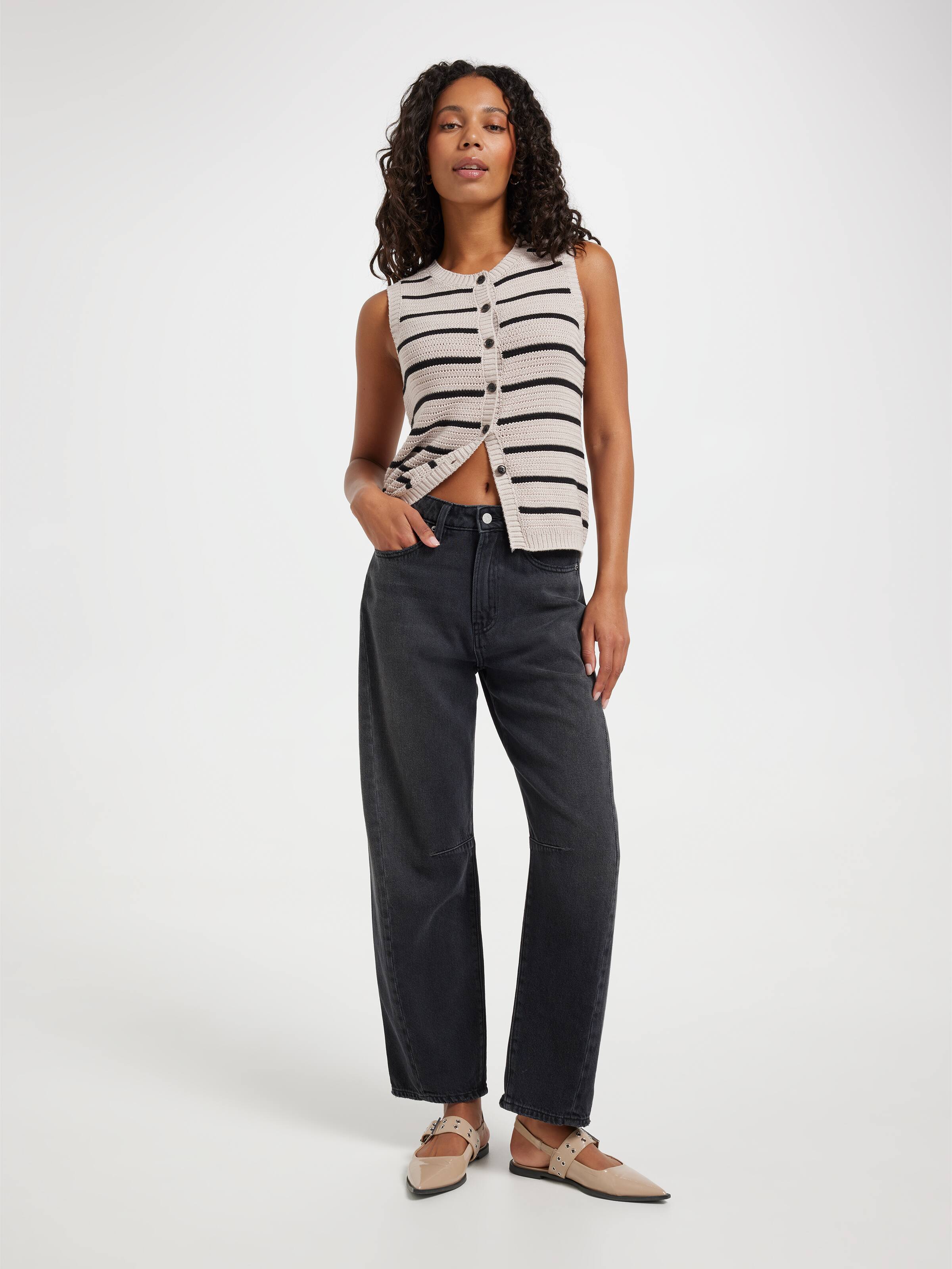Originals Darted Barrel Leg Jean