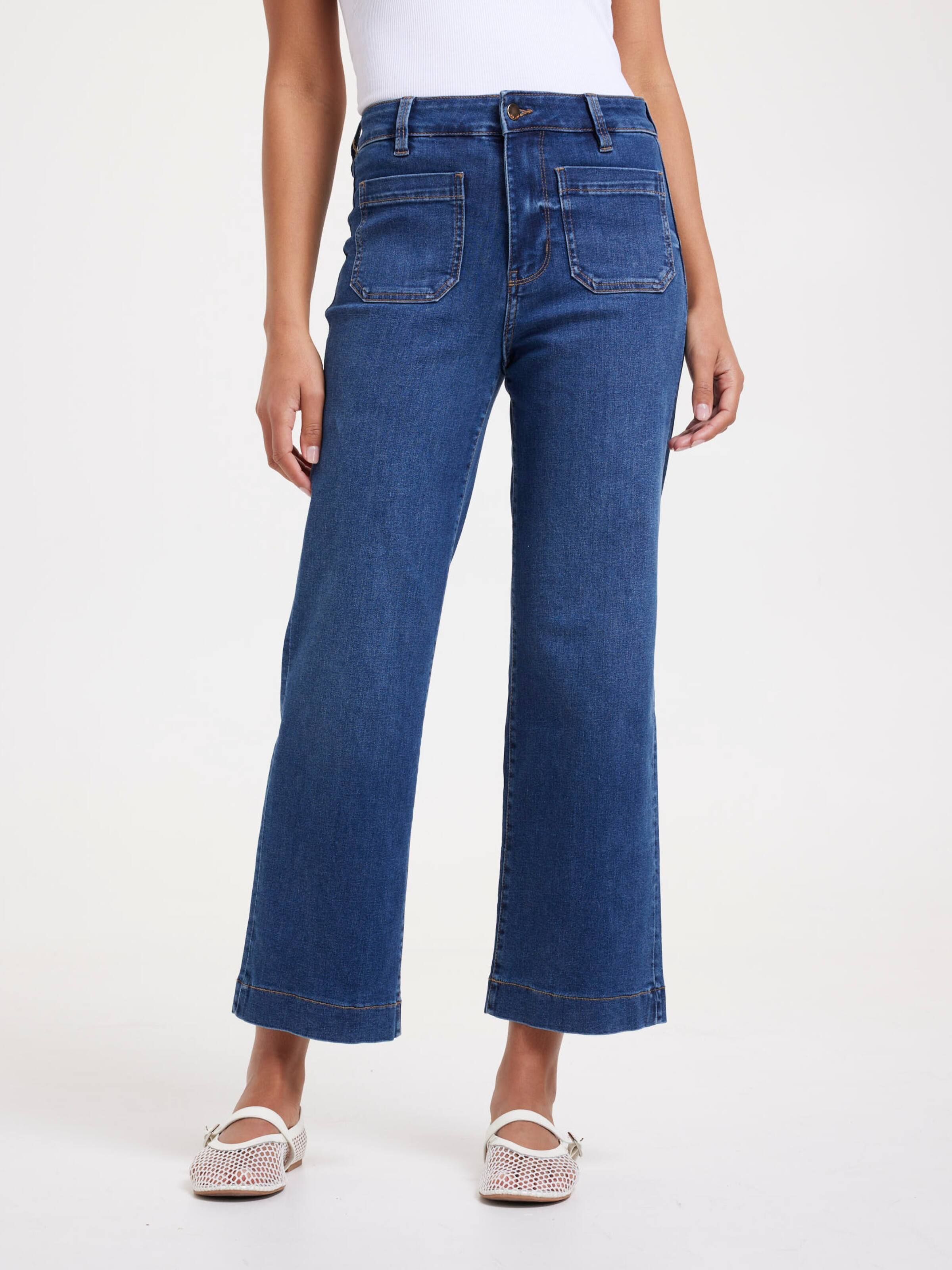 Reformed Sky High Slim Wide Ankle Jean