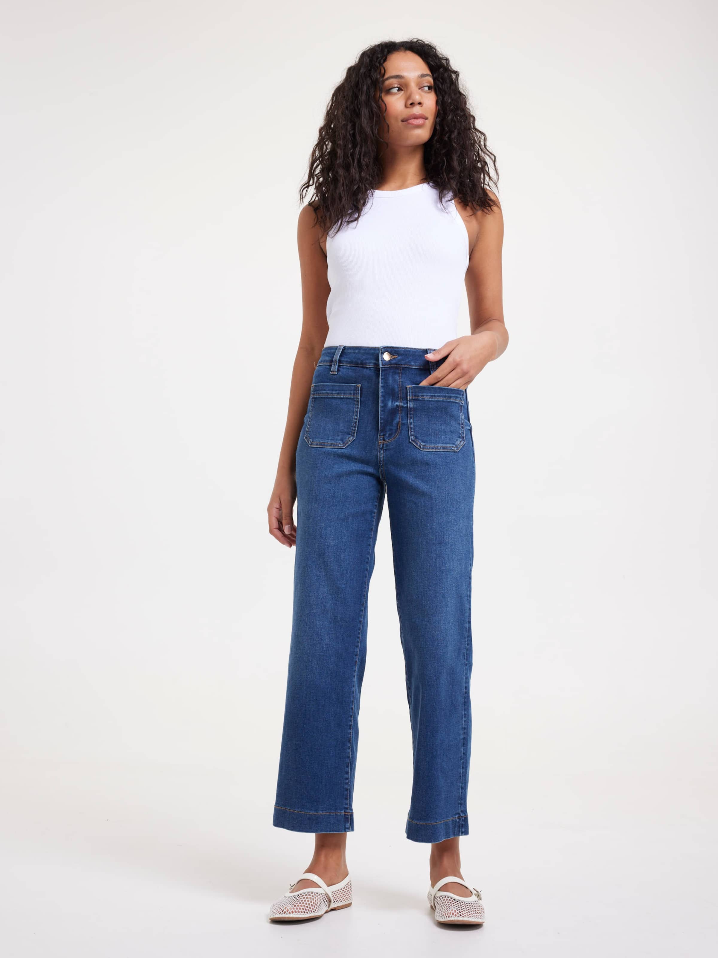 Reformed Sky High Slim Wide Ankle Jean