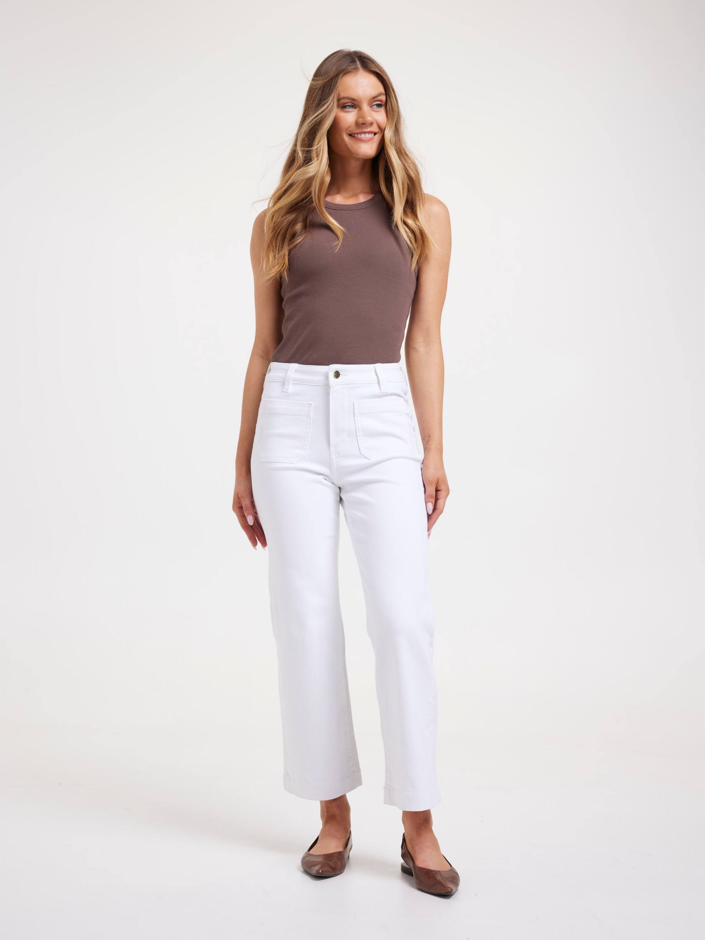Reformed Sky High Slim Wide Ankle Jean