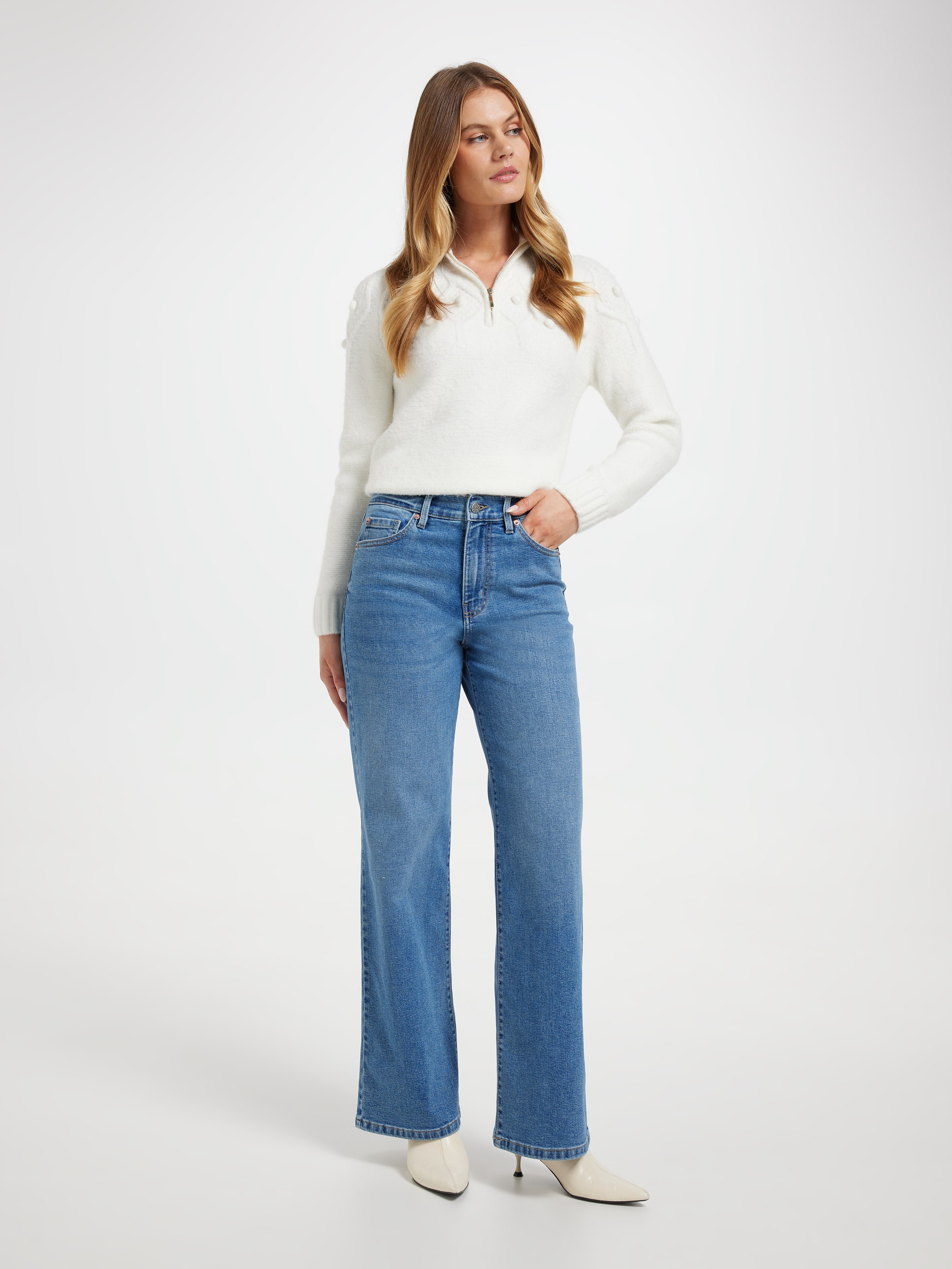 Originals High Rise Wide Leg Jean