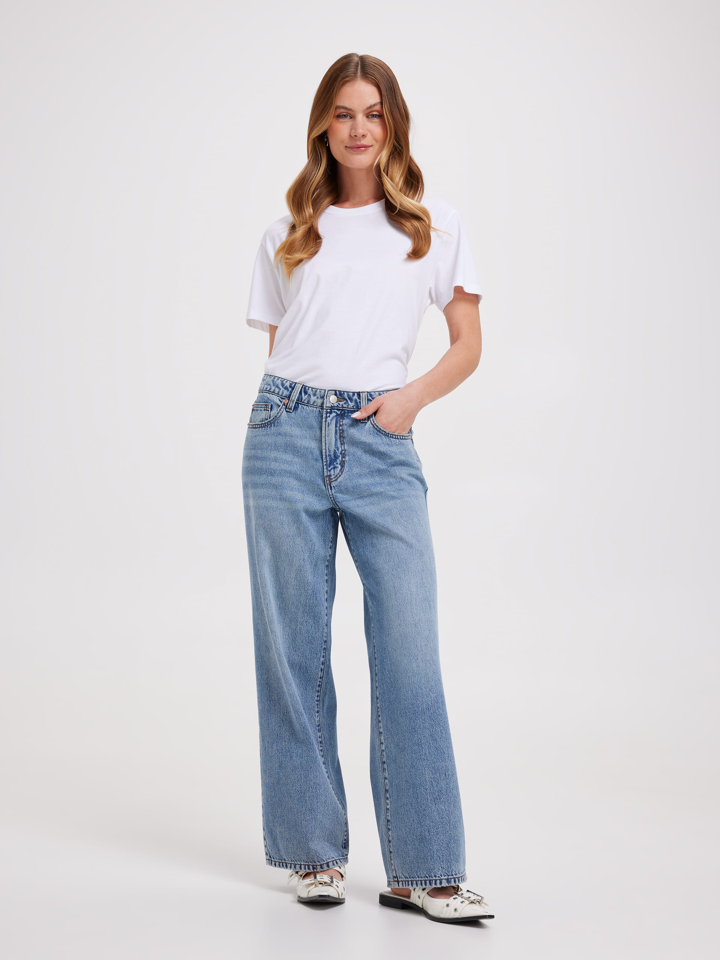 Originals Mid Rise Baggy Jean