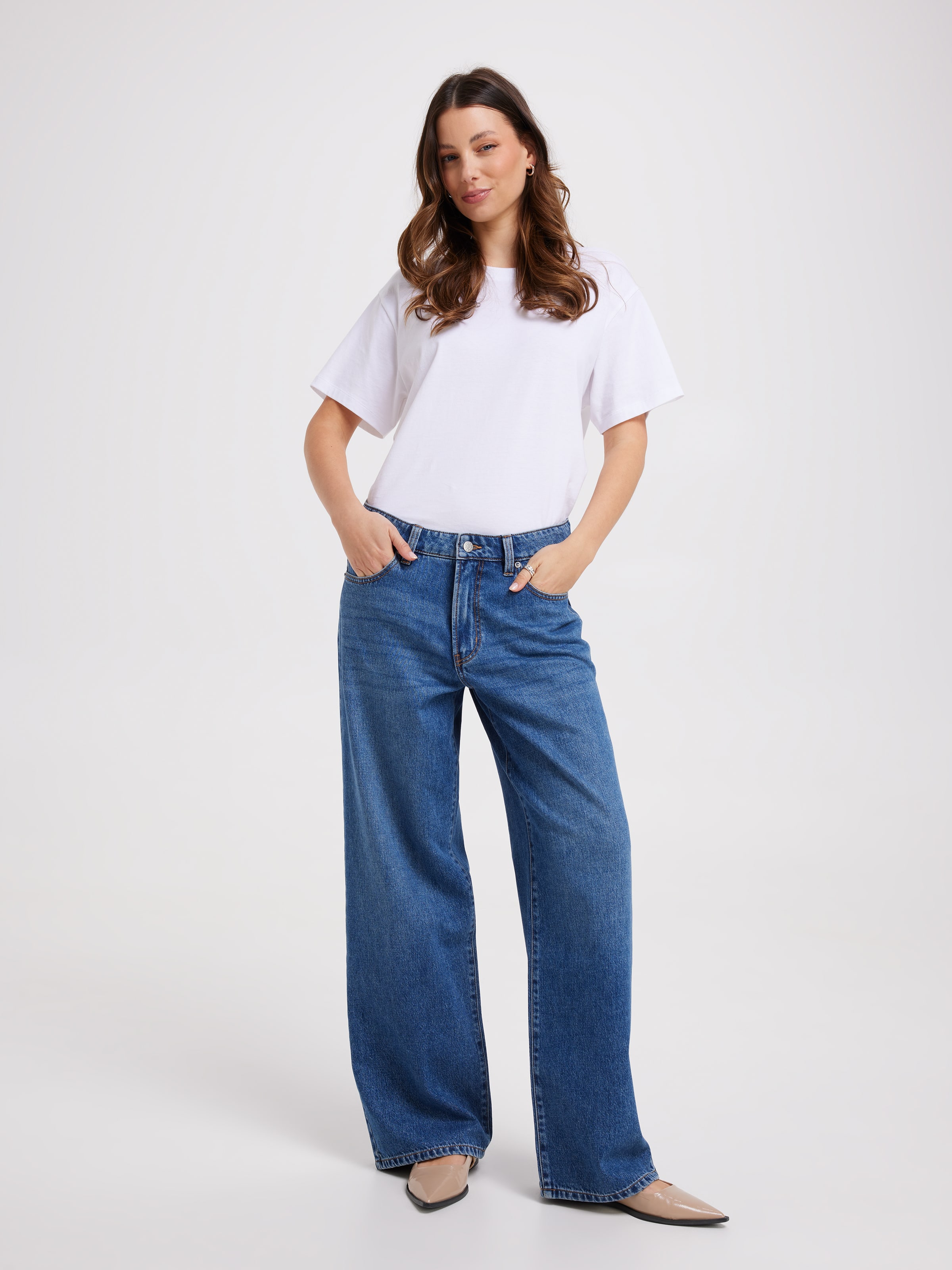 Originals Mid Rise Baggy Jean