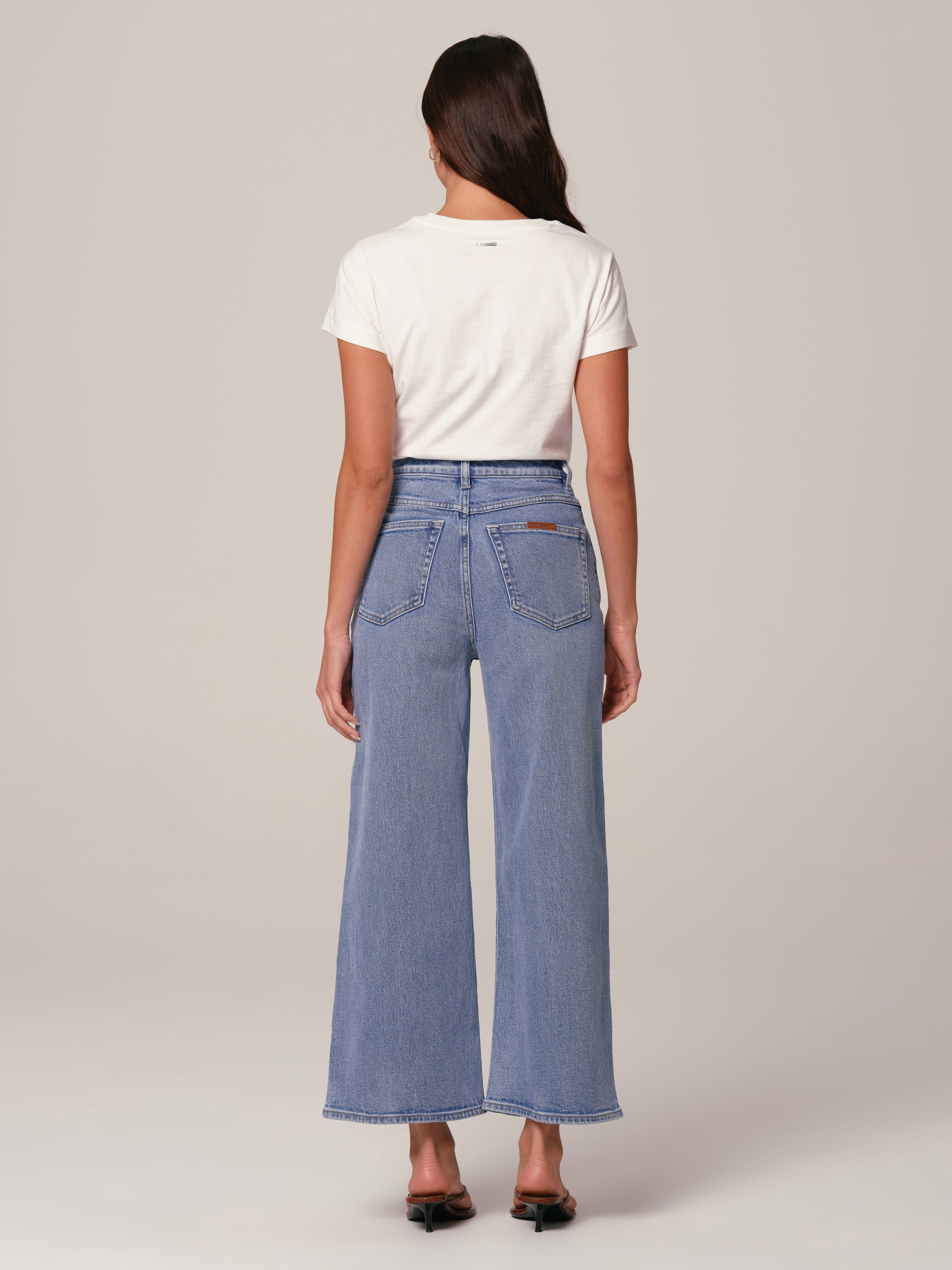 Hi Aline Crop In Heather