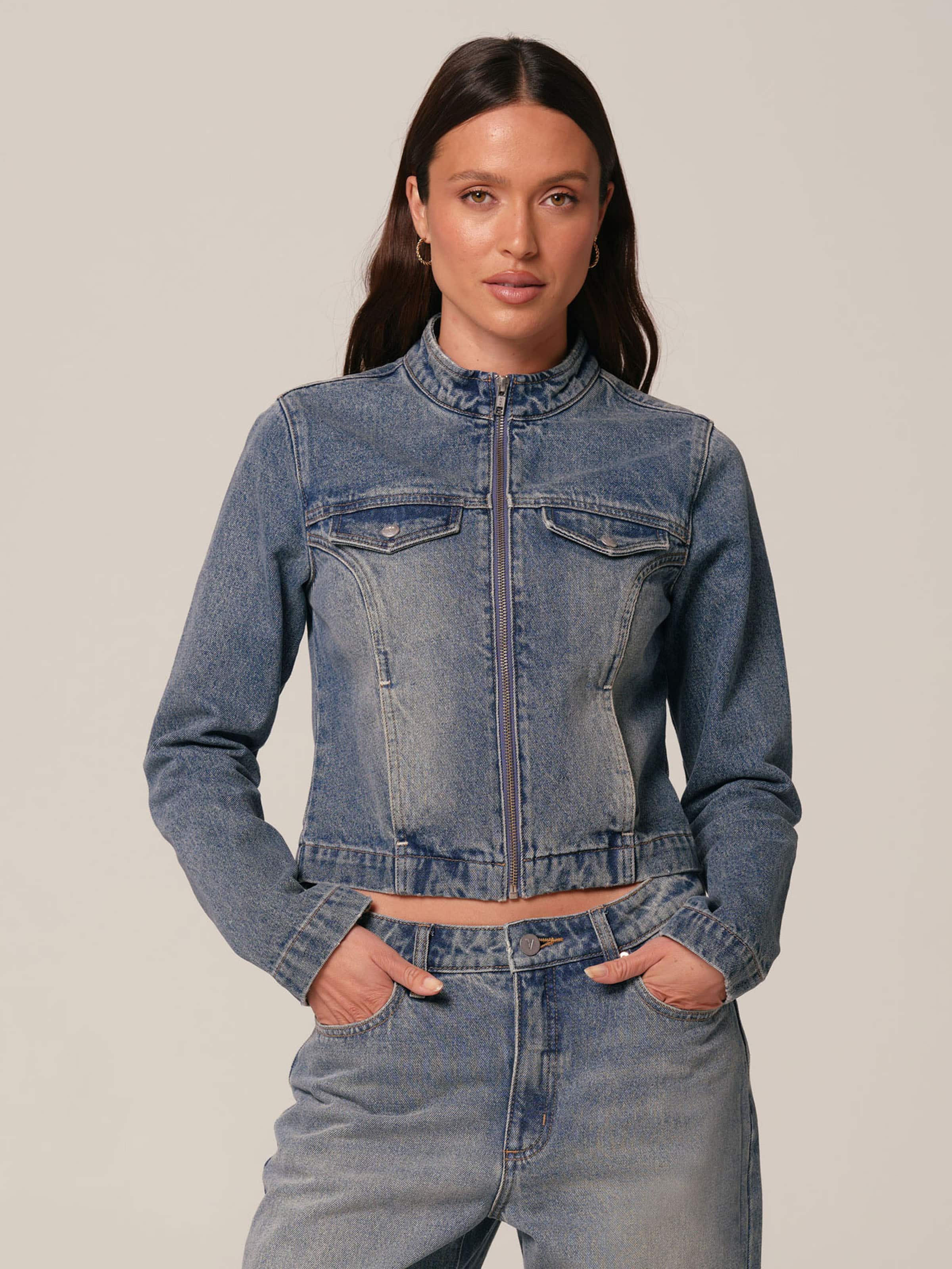 Cropped Jacket In Alison