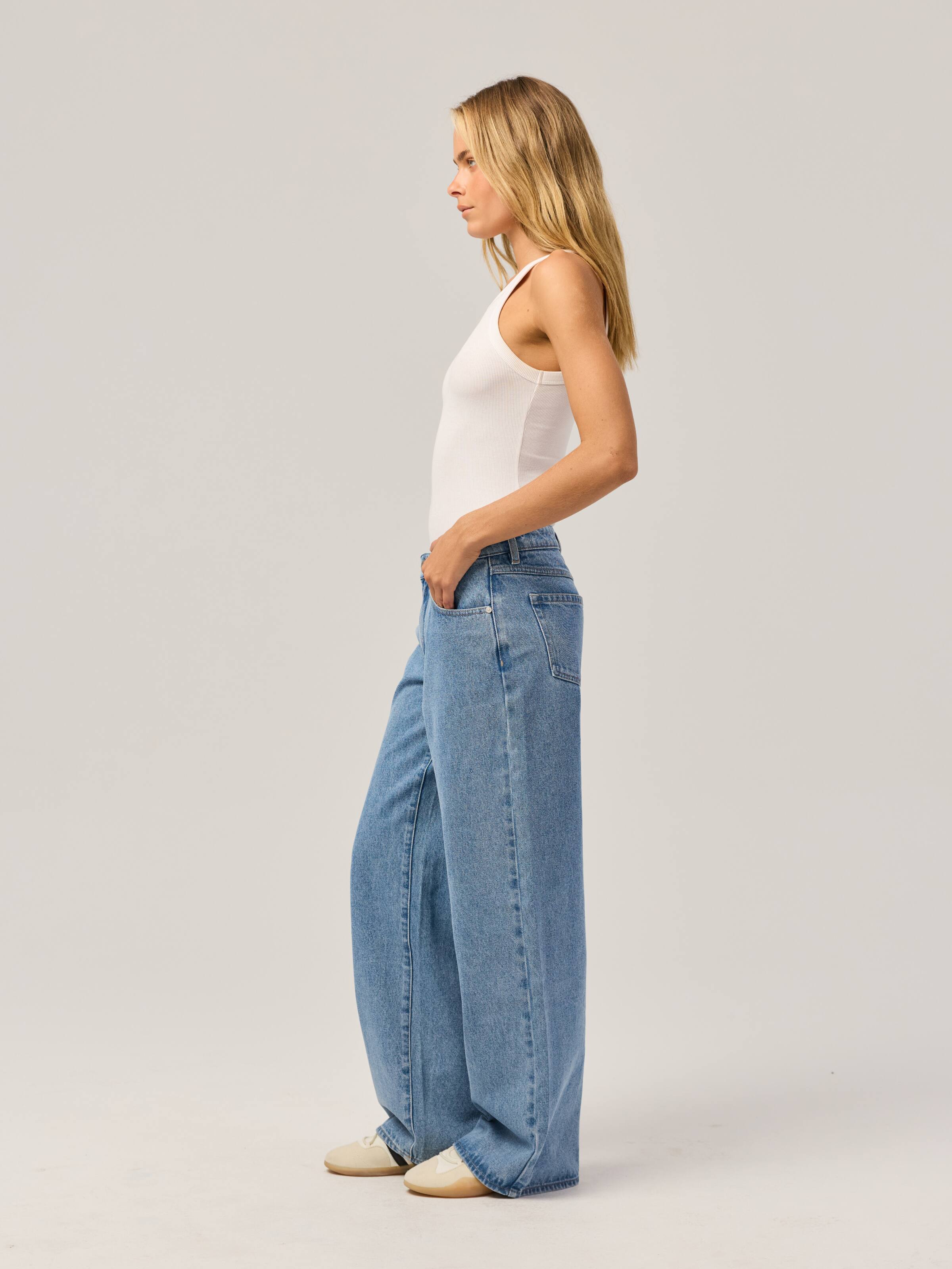 Slouch Jeans In Heather