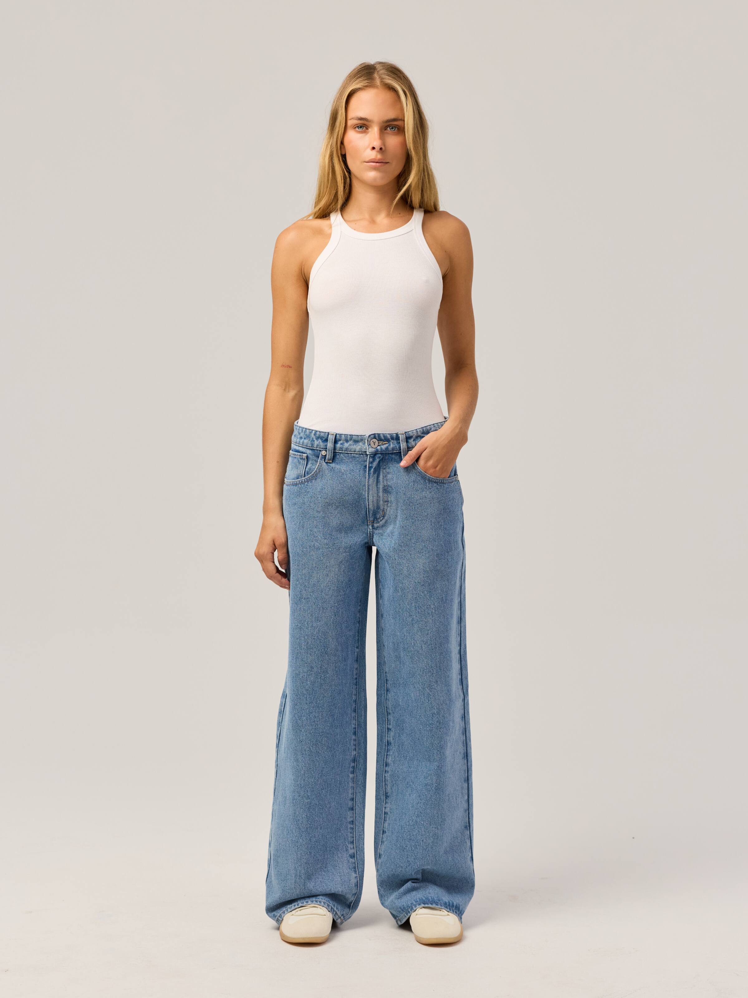 Slouch Jeans In Heather