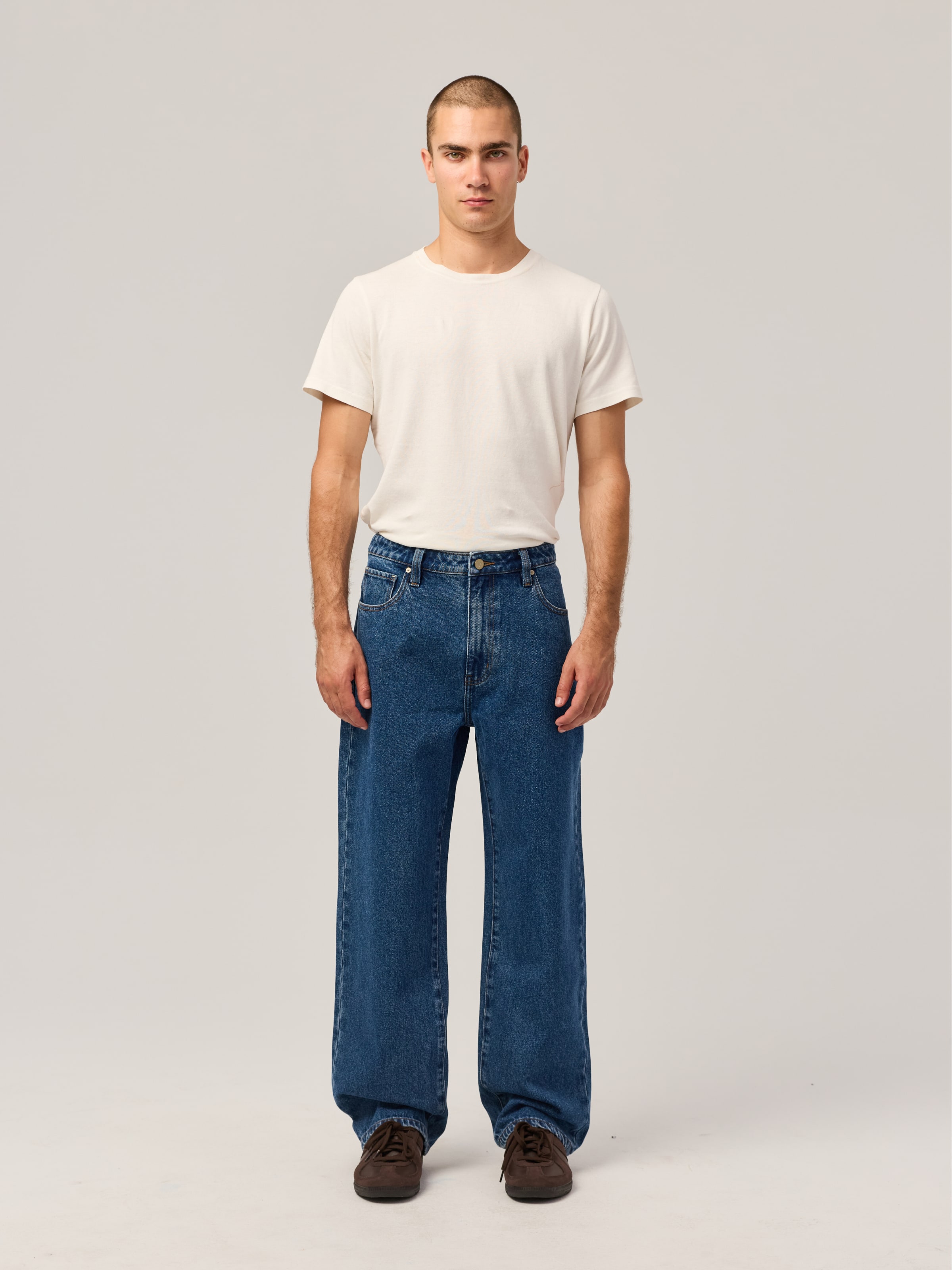 Loose Jean In Dean Blue