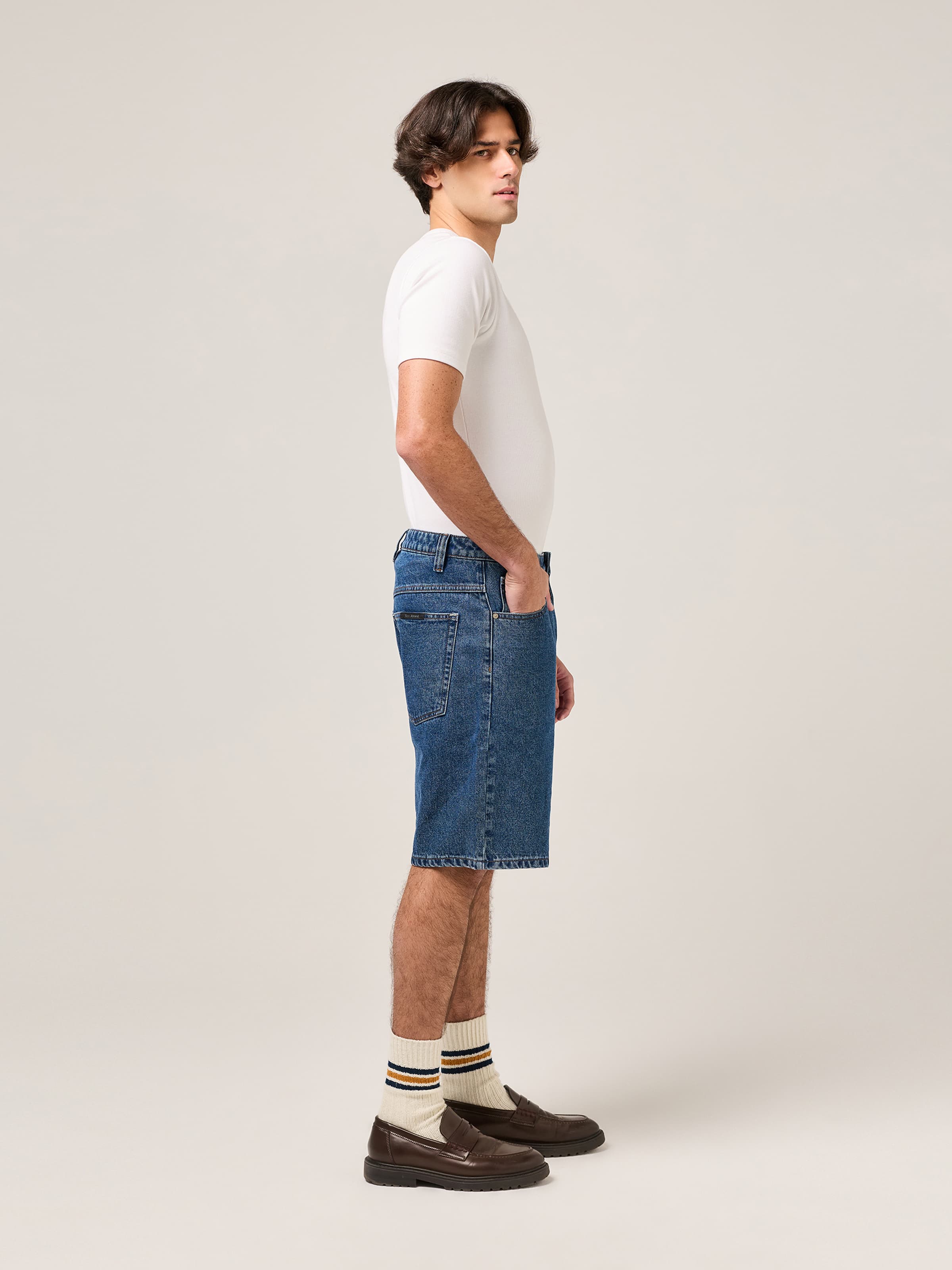 Loose Short In Dean Blue