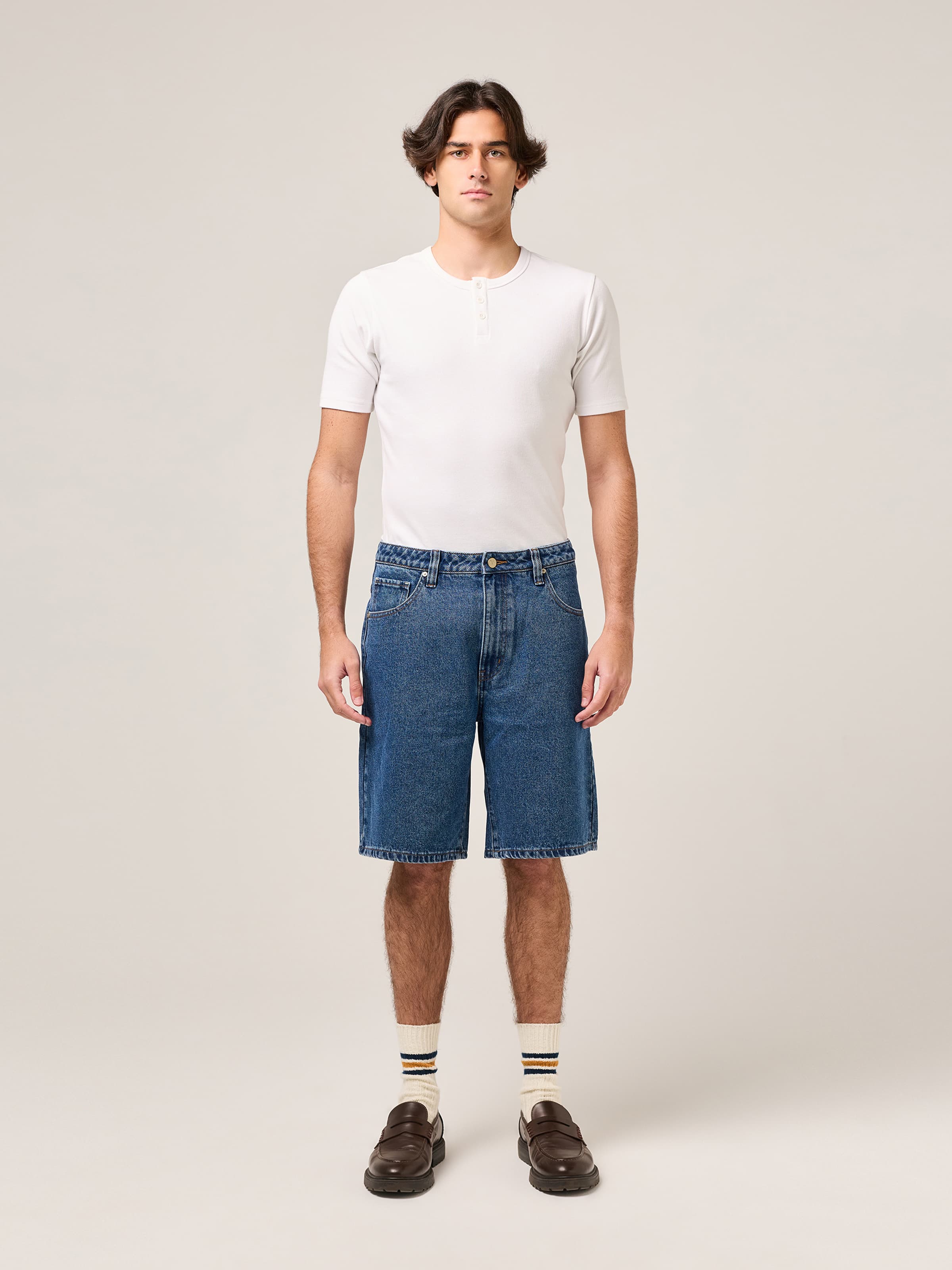 Loose Short In Dean Blue