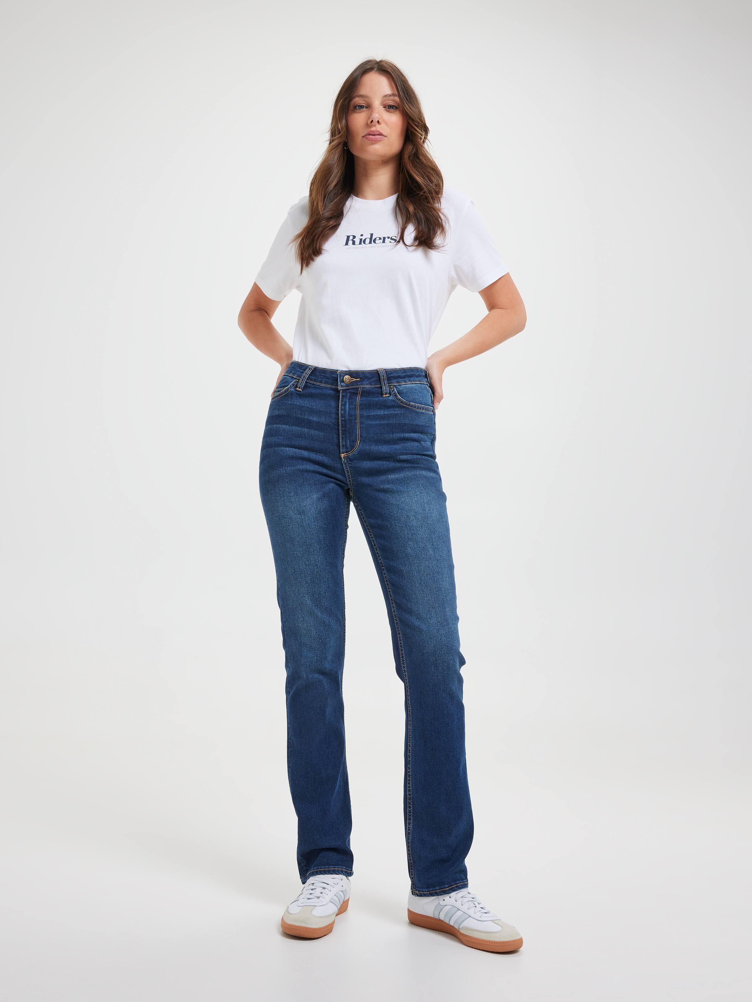 Mid Straight In Deep Indigo