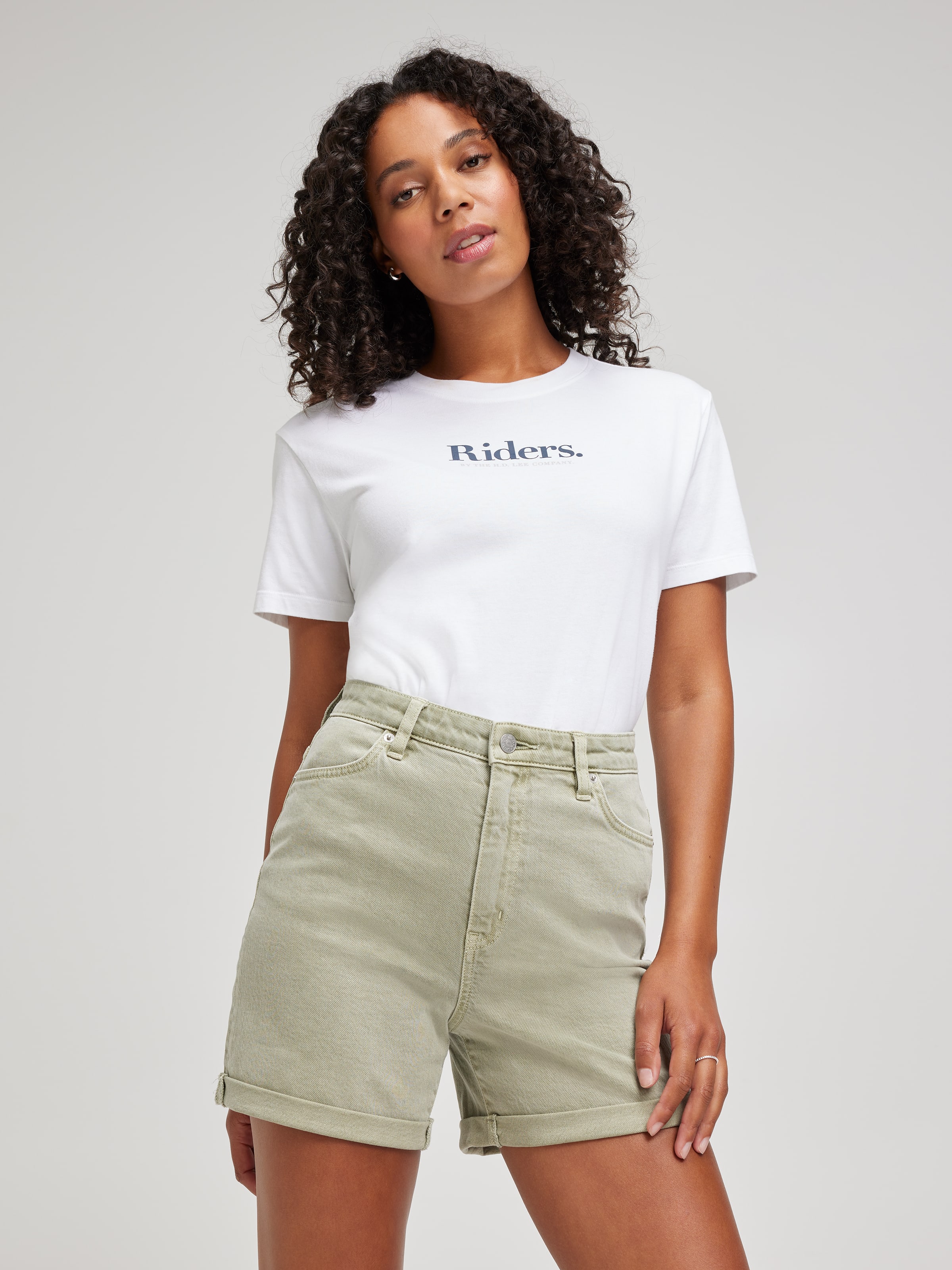 Khaki deals jean shorts