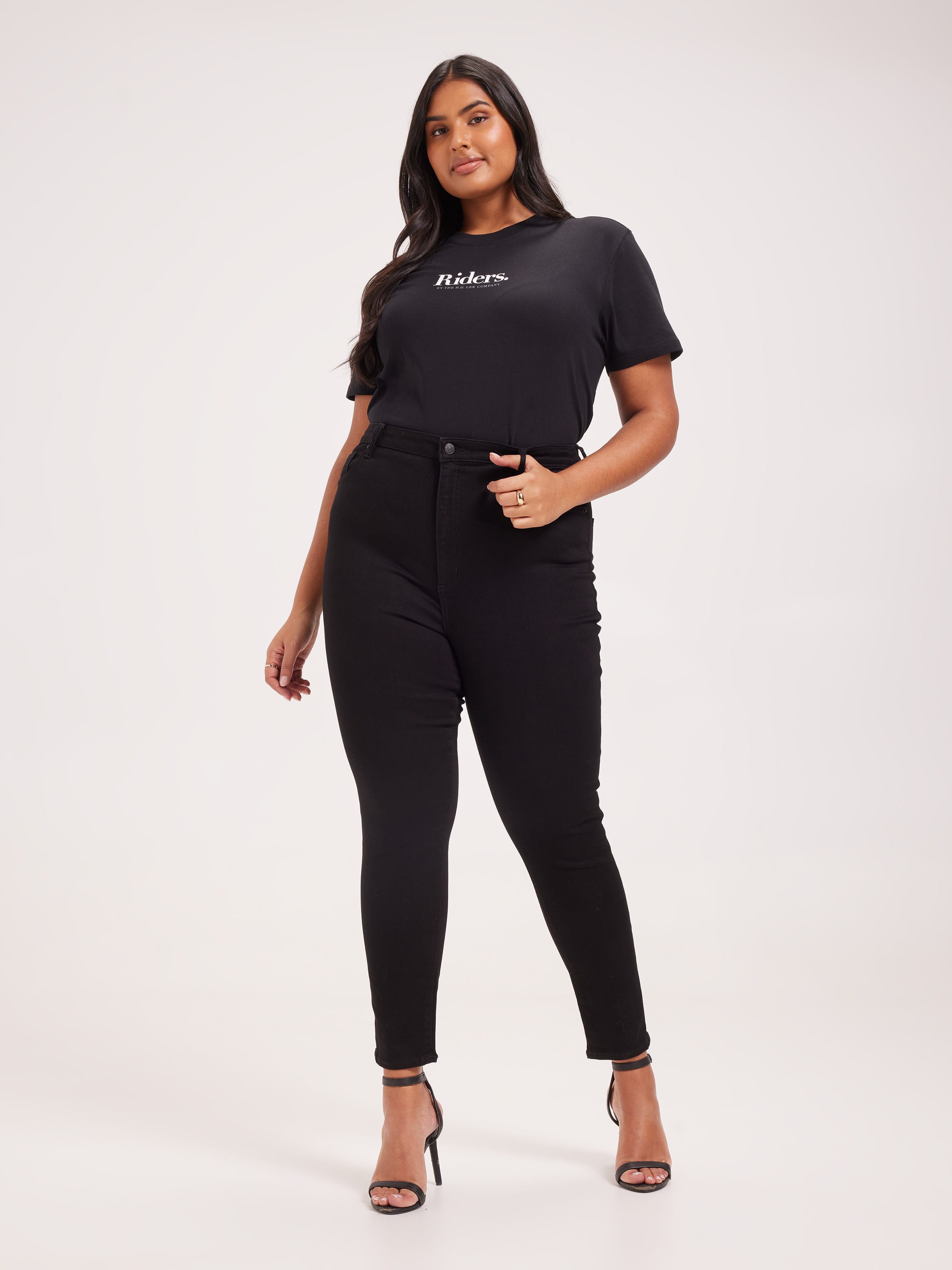 Hi Rider Super Skinny Jean In Black Onyx