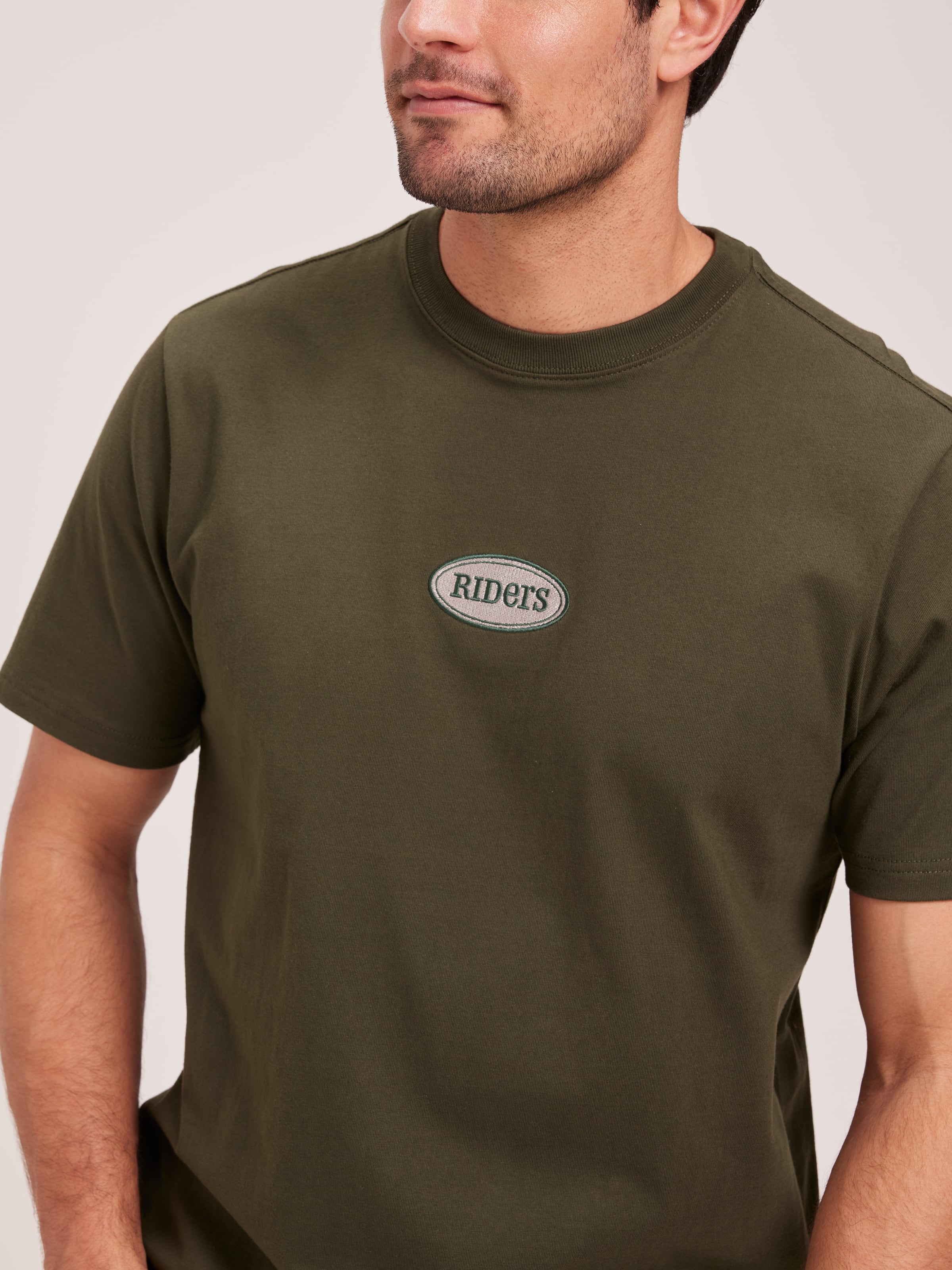 Oval Tee In Army Duffle