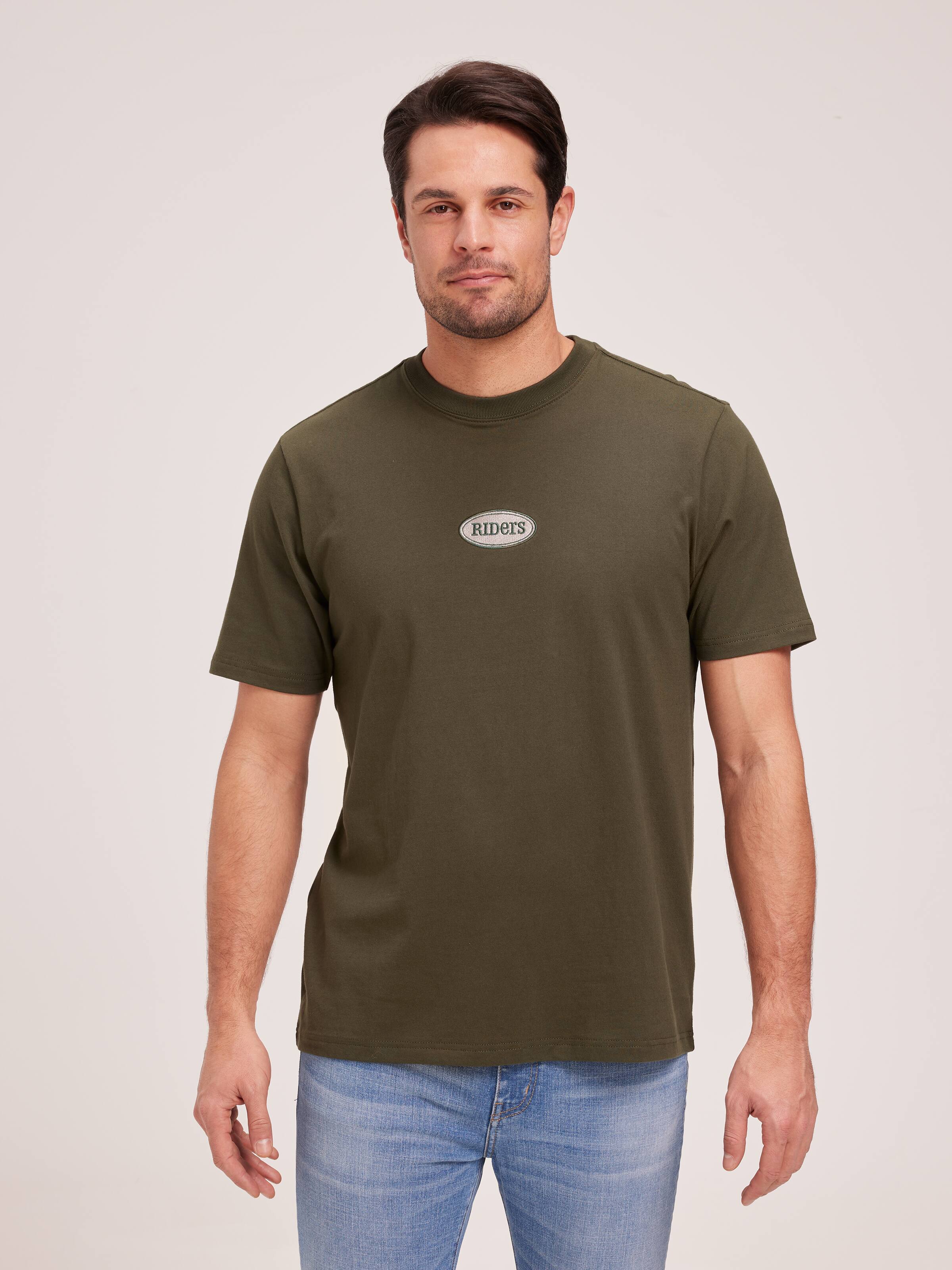 Oval Tee In Army Duffle