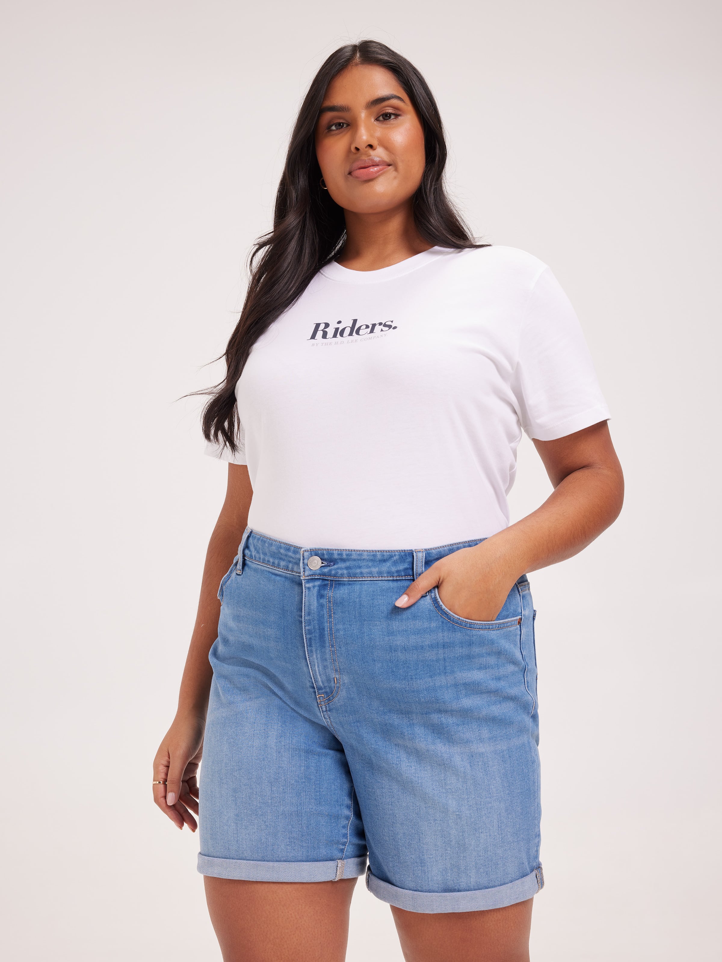 Knee Length Short In Indigo Truth