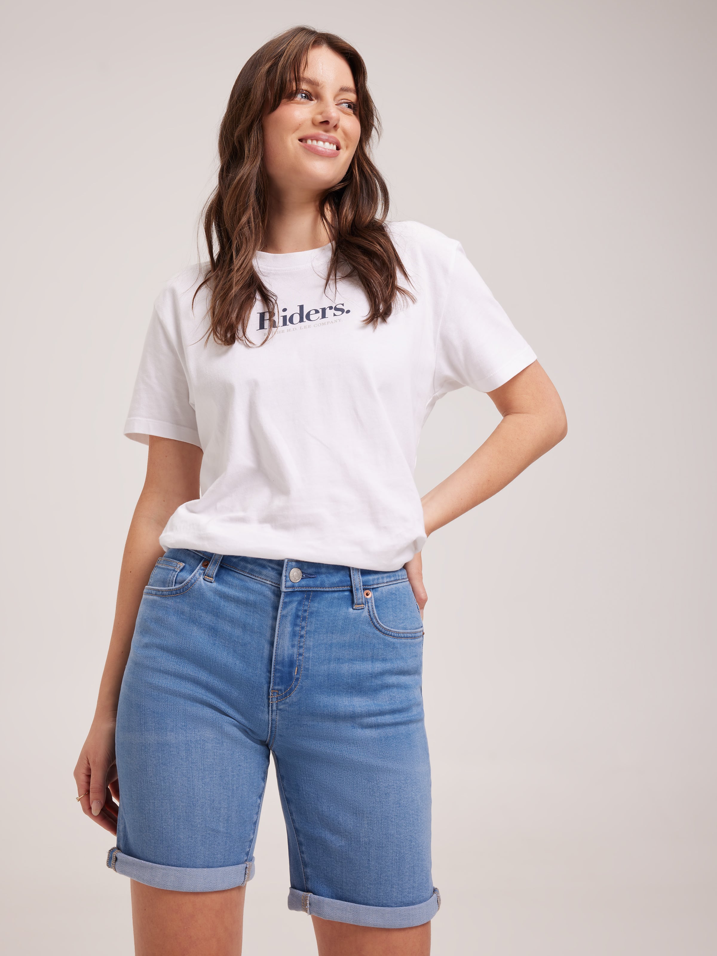 Knee Length Short In Indigo Truth