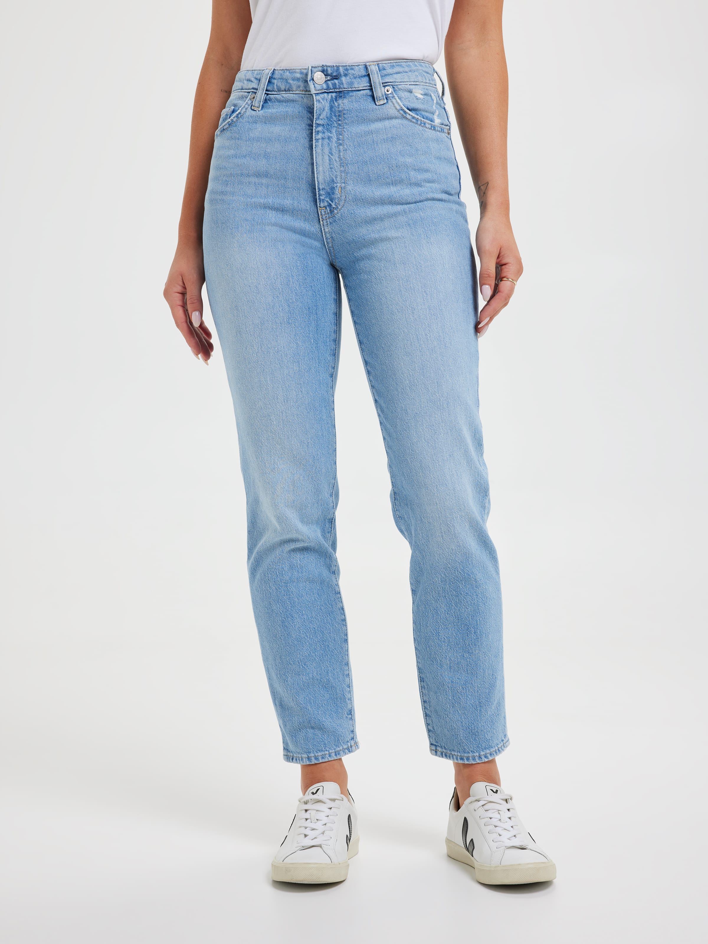 Hi Mom Jean In Indigo Truth