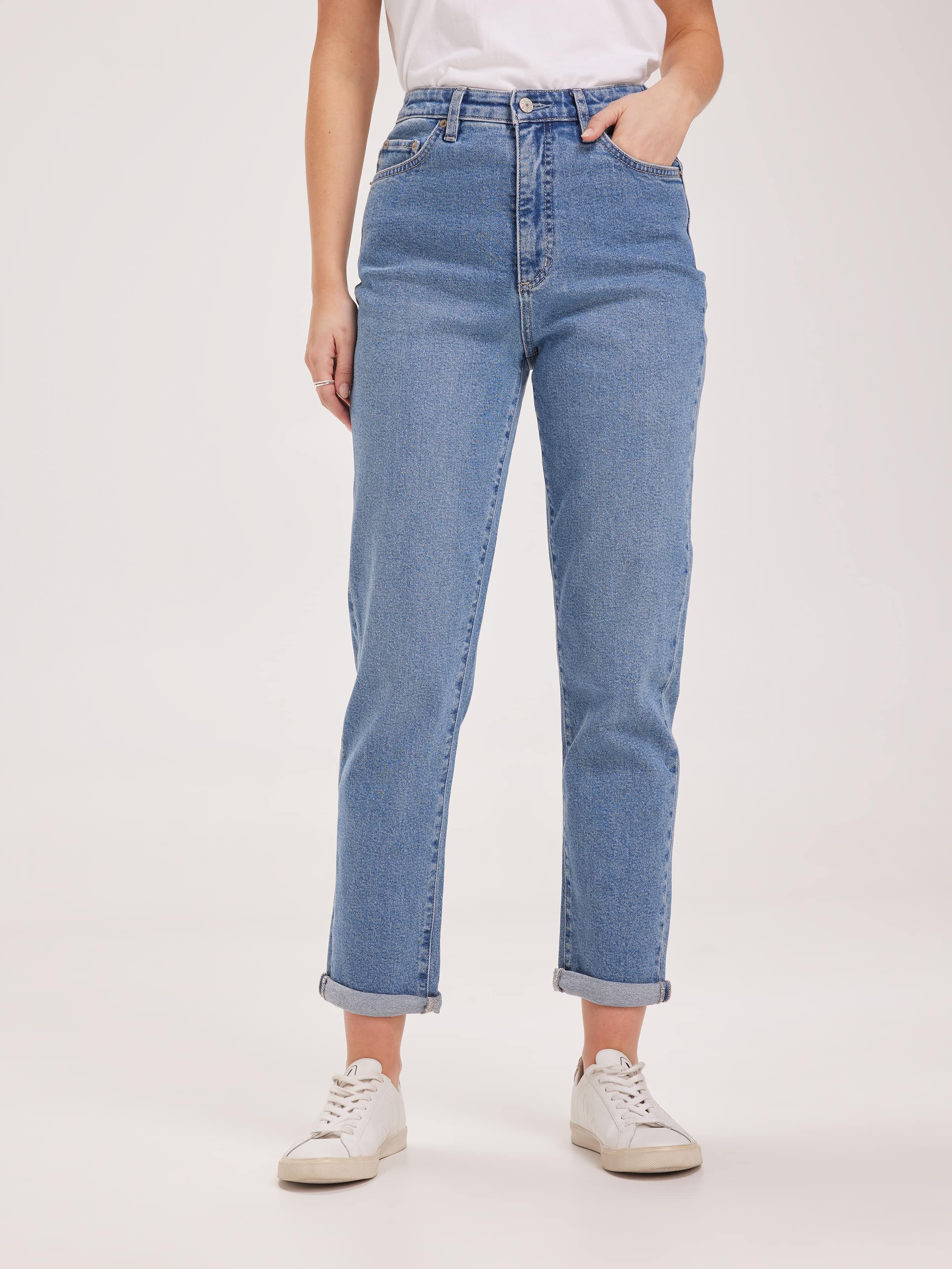 Hi Mom Curvy In Wishful Blue
