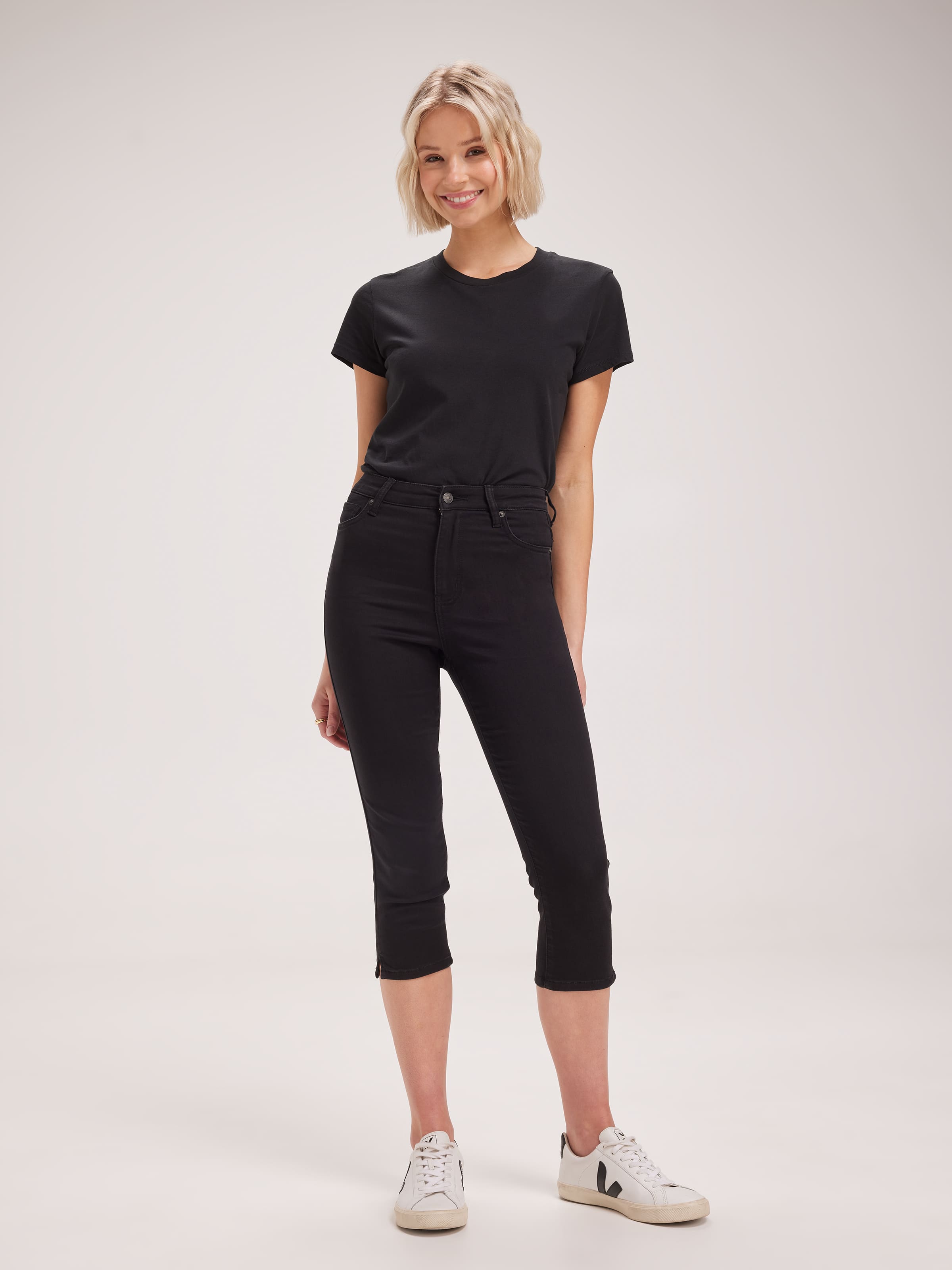 Hi Crop Jean In Nightfall