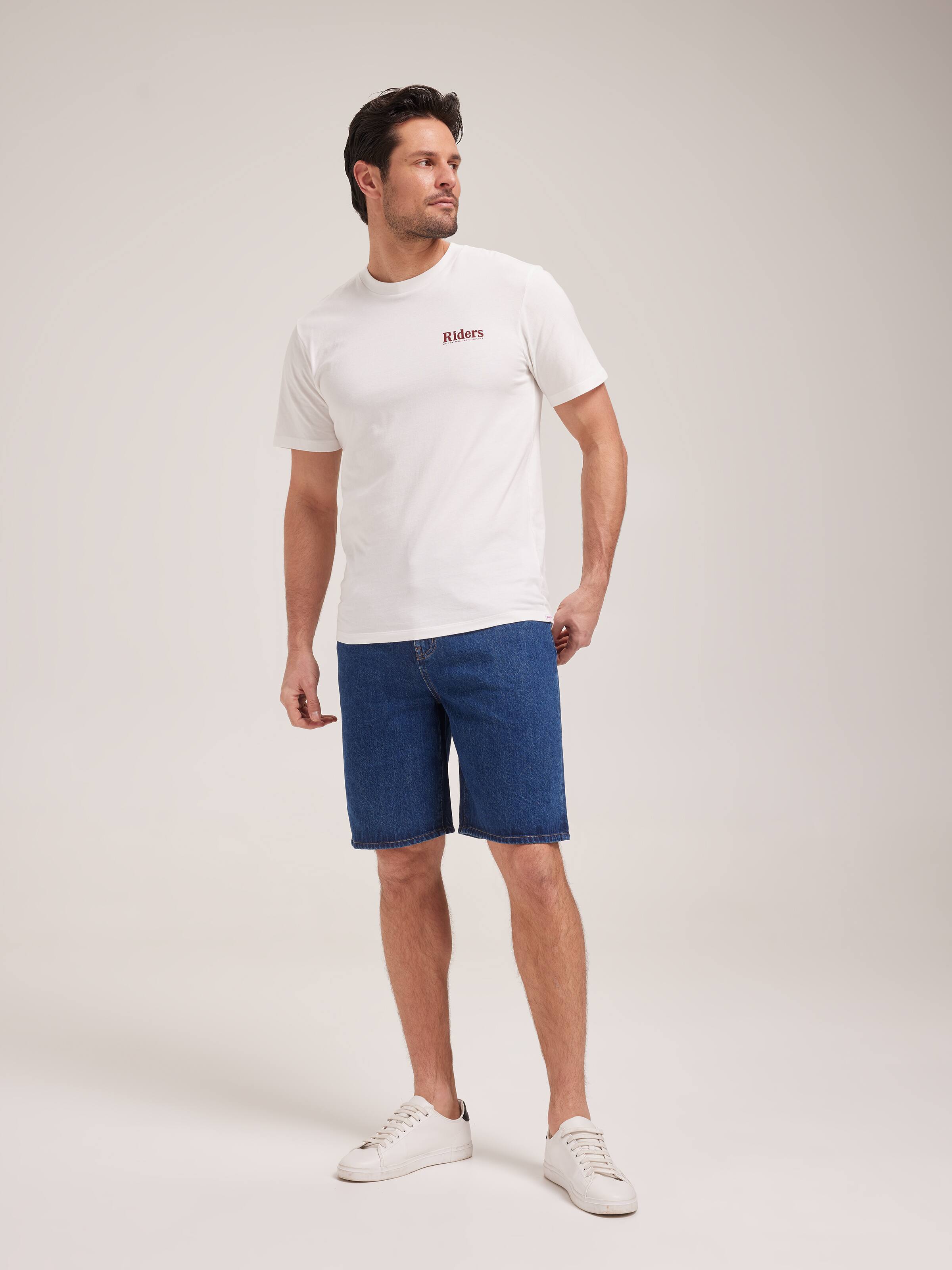 R5 Baggy Short In Worked Indigo