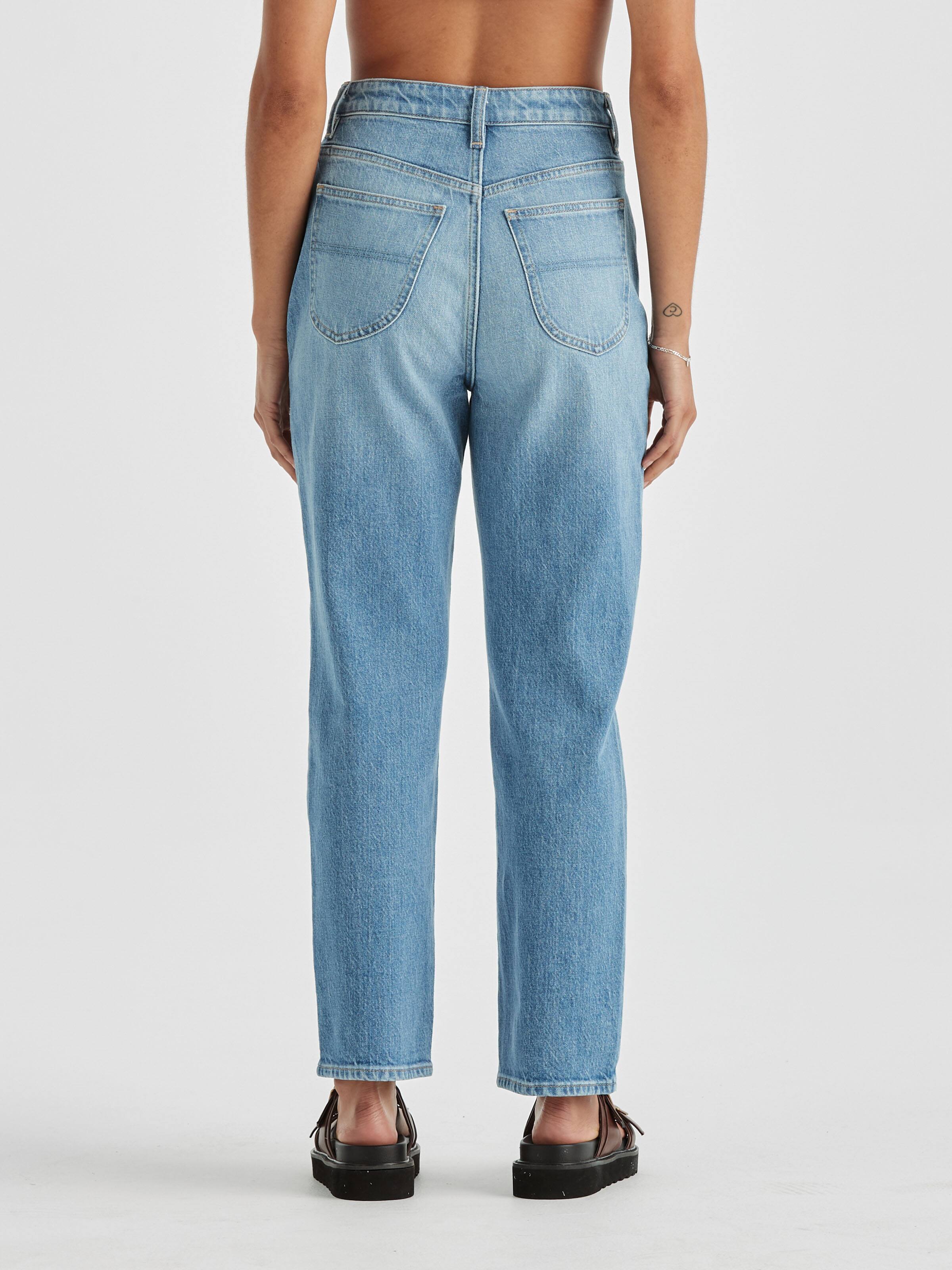 Hi Straight Jean In Blue Fusion