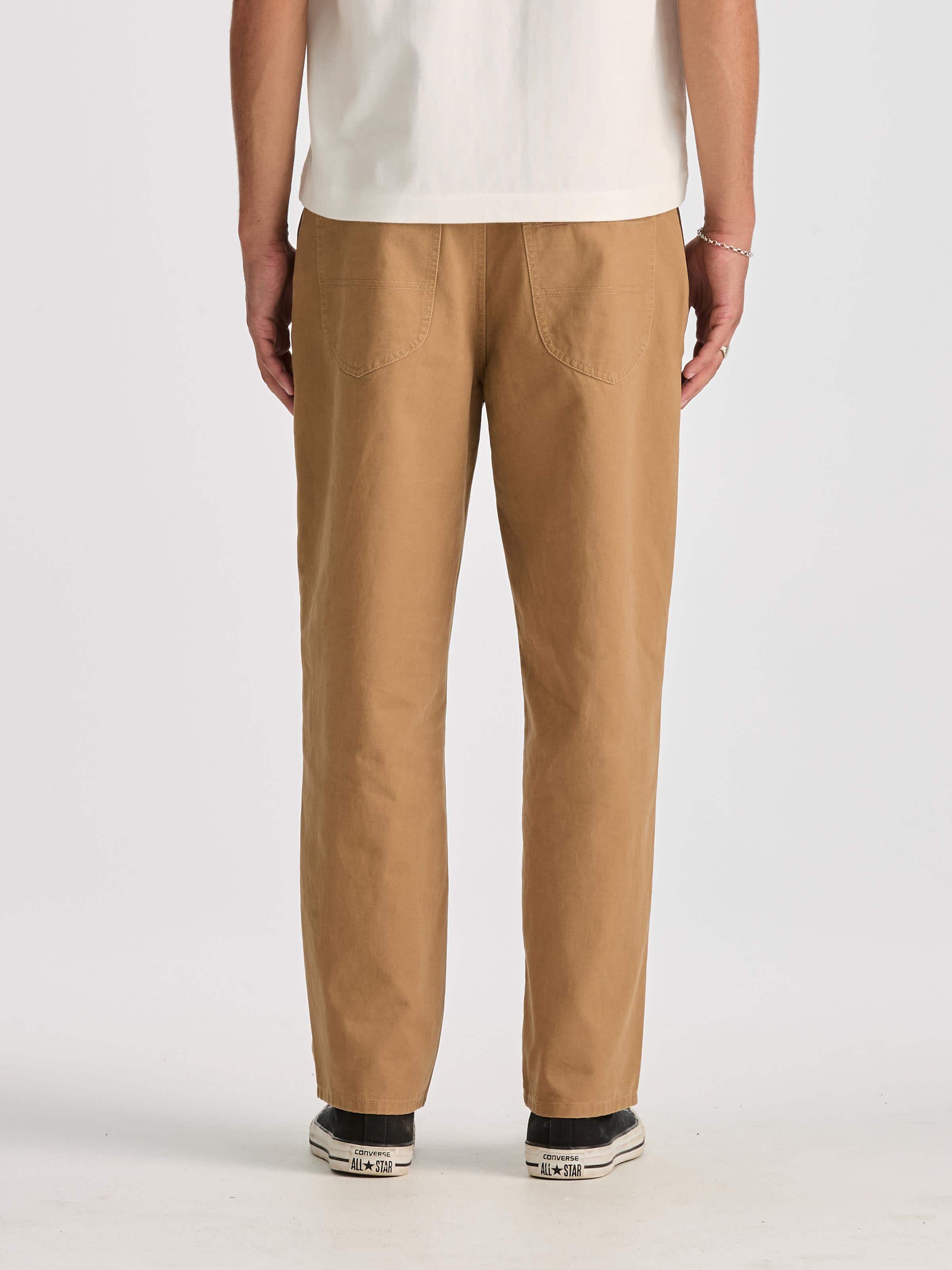 R5 Relaxed Chino In Washed Camel