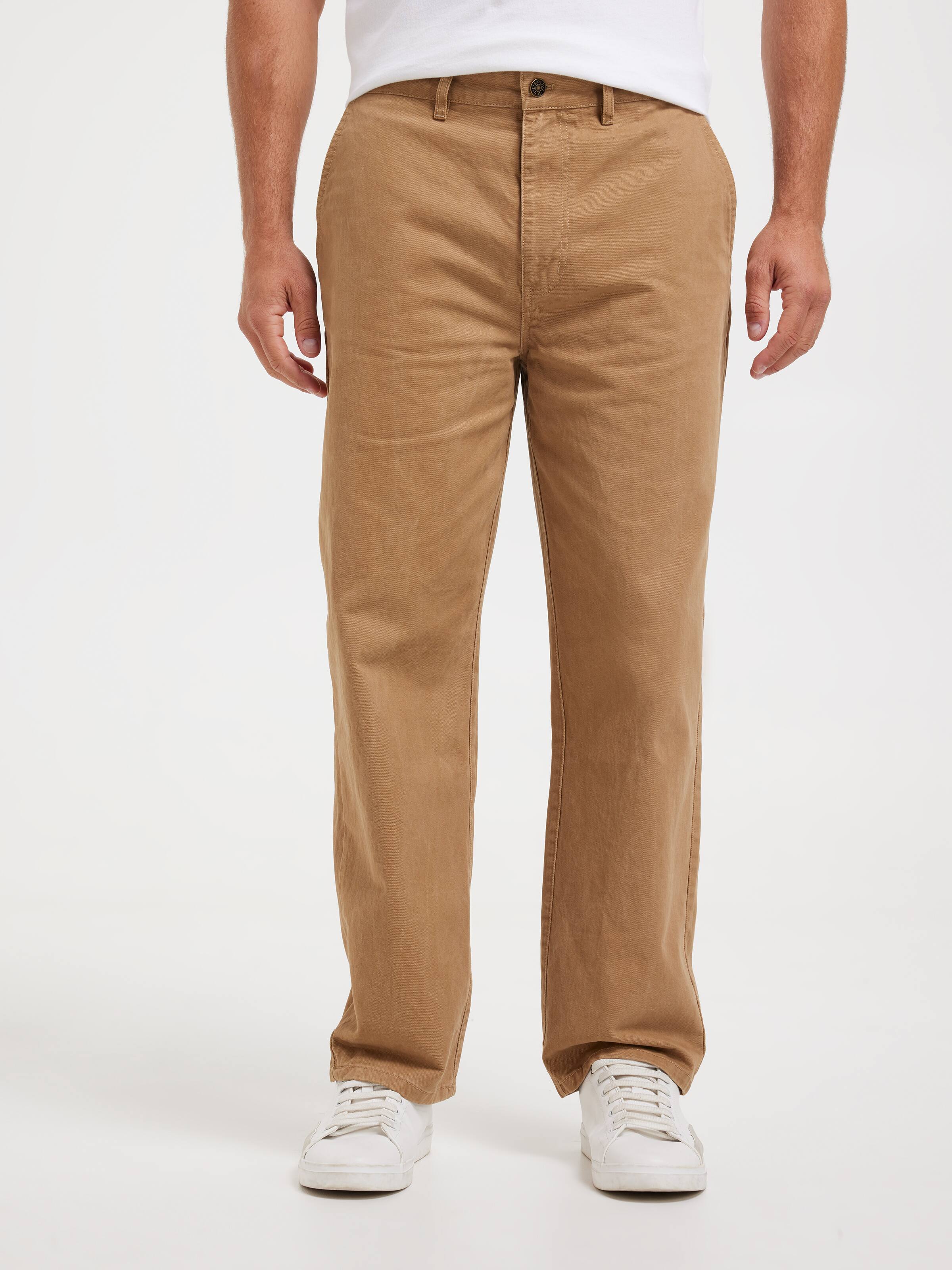R5 Relaxed Chino In Washed Camel