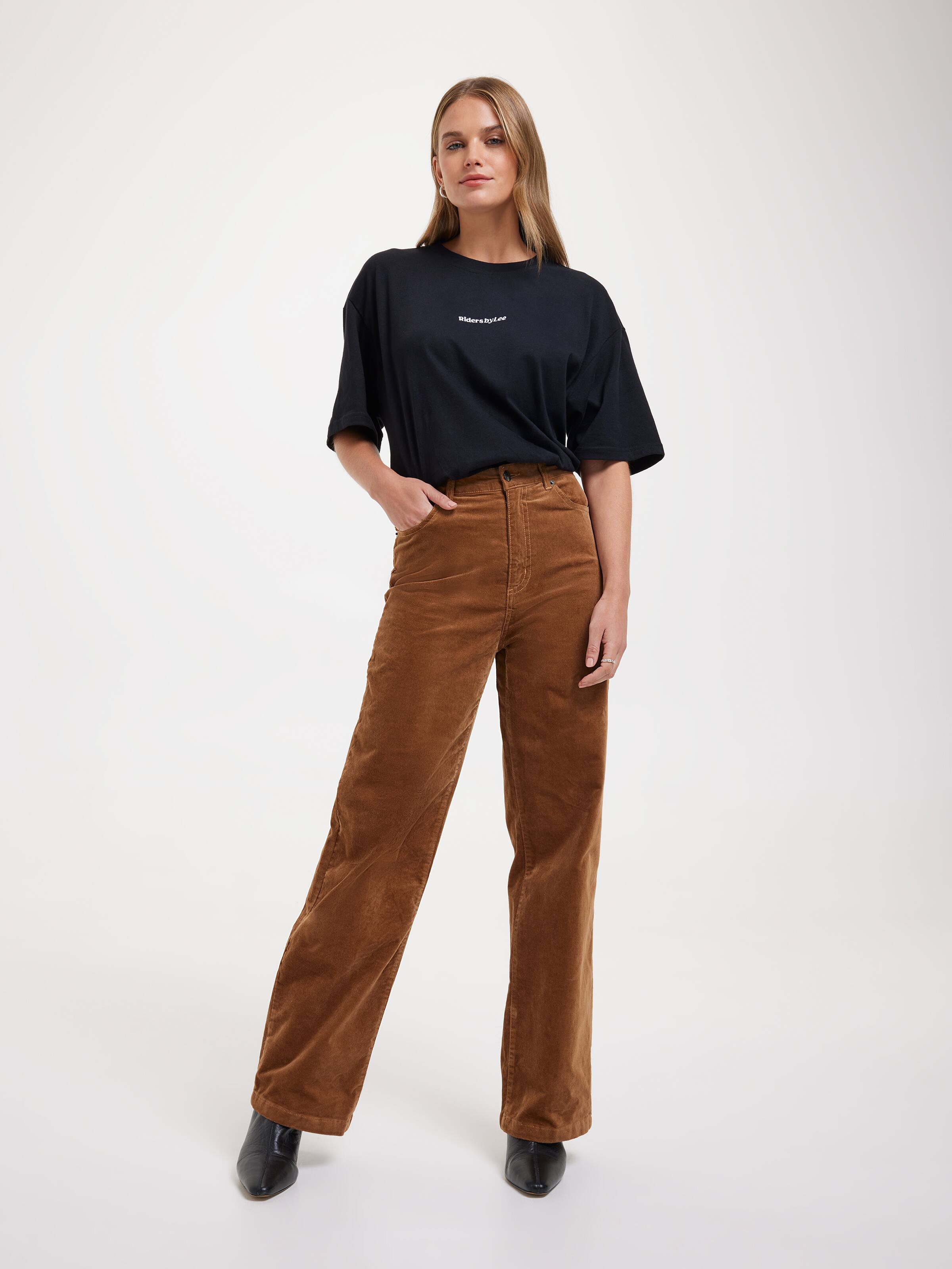 Hi Wide In Tan Cord