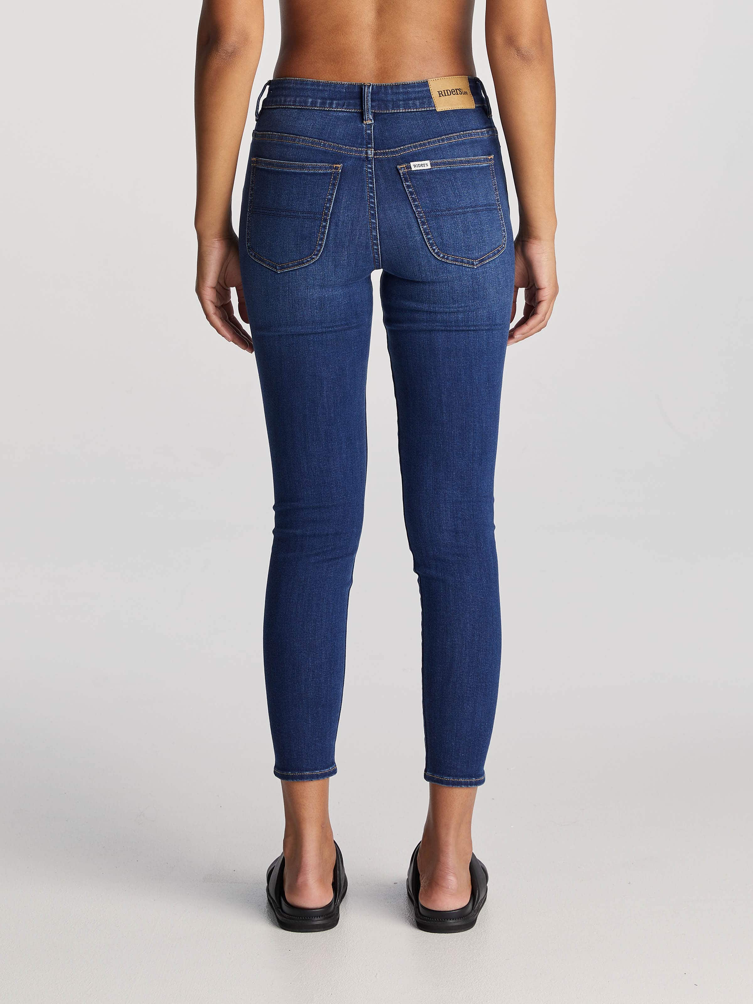 Mid Ankle Skimmer In Atmospheric Blue