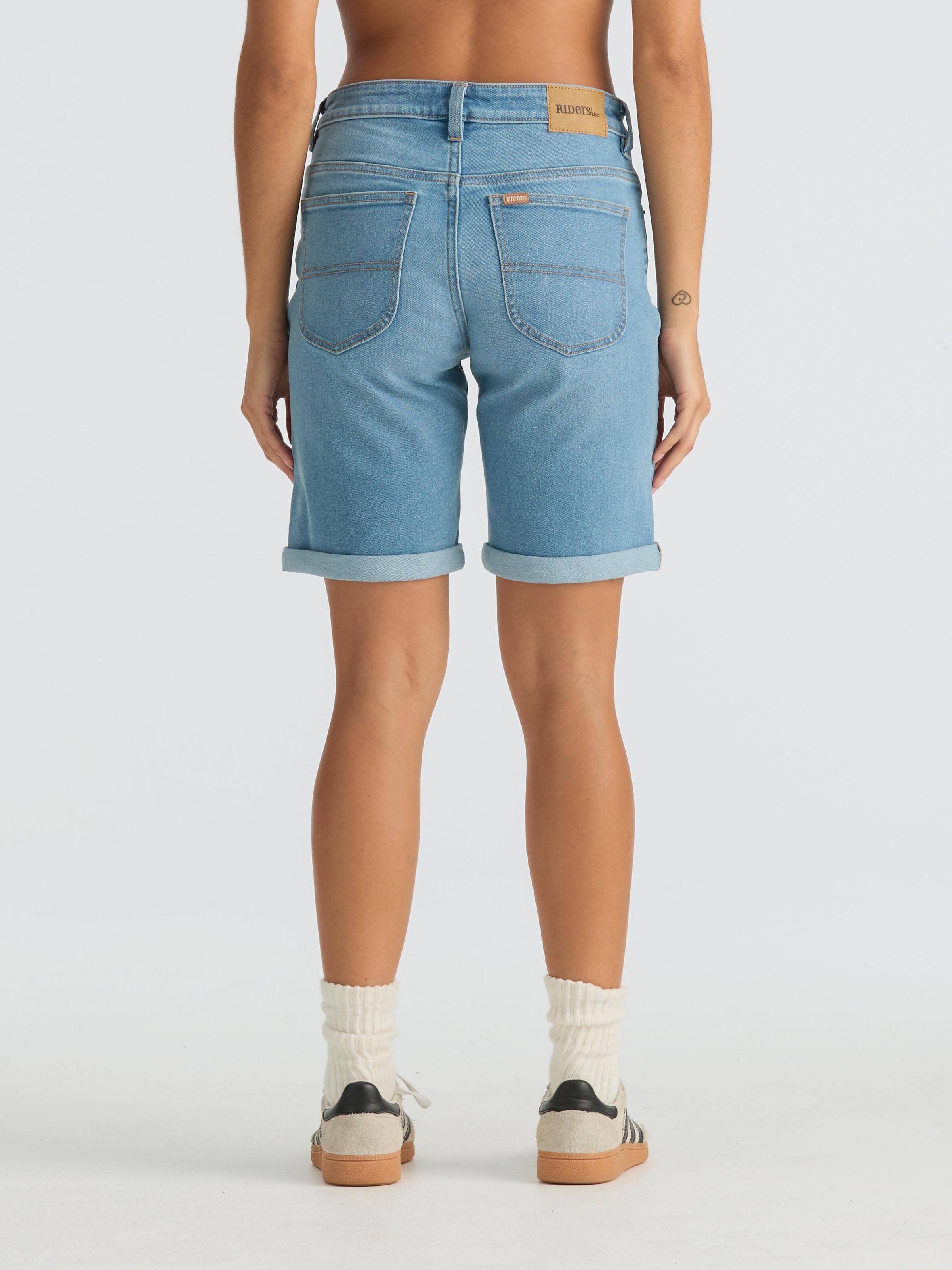 Knee Length Short In Truthful Indigo