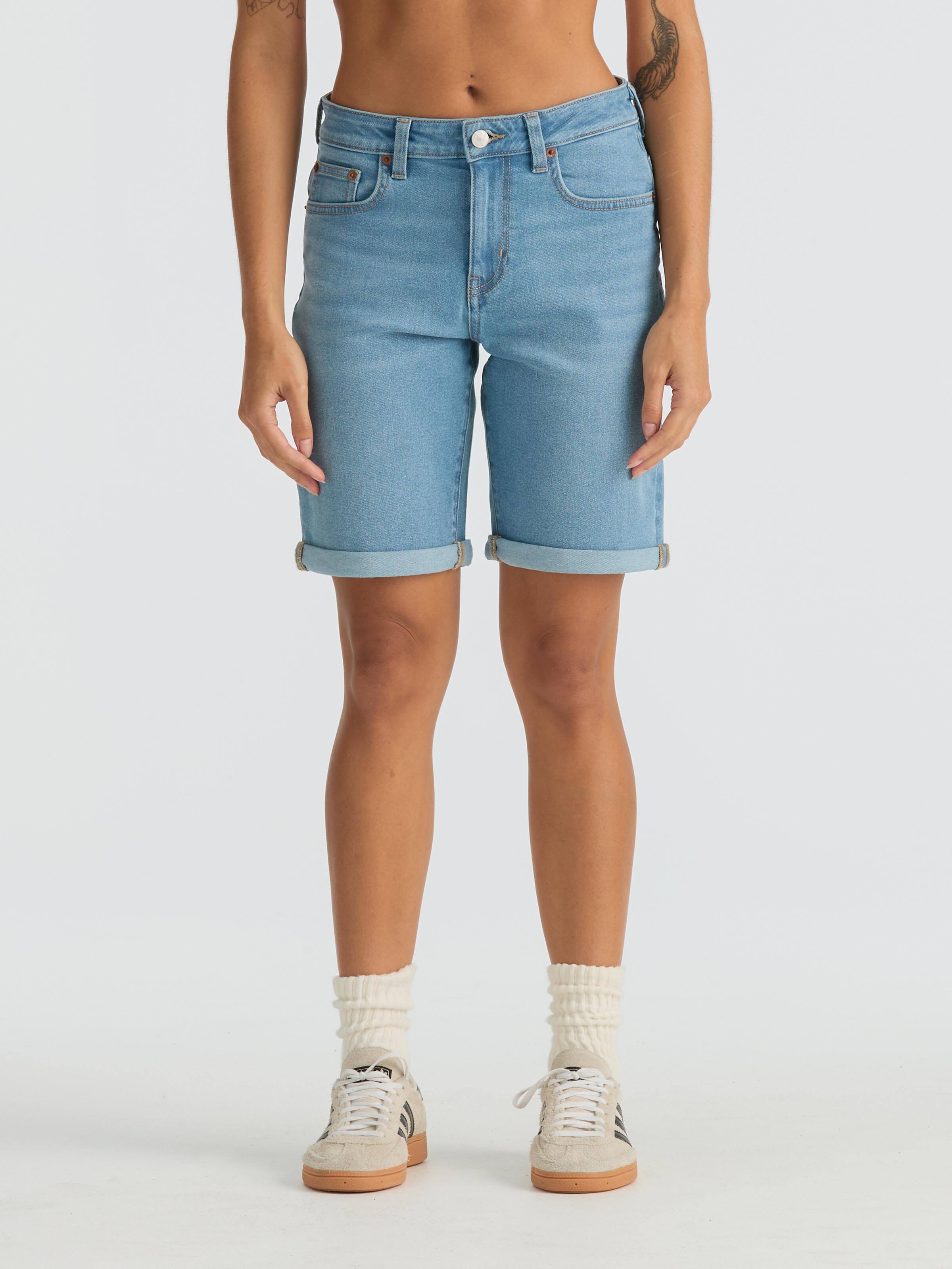 Knee Length Short In Truthful Indigo