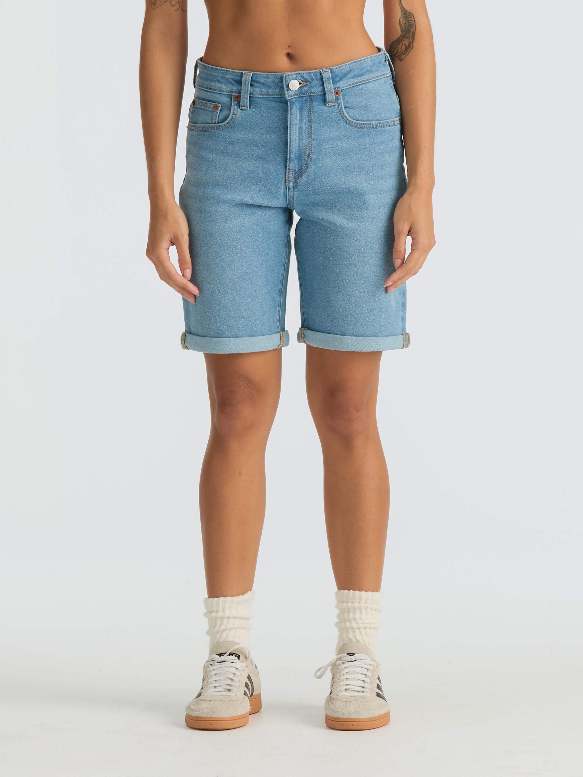 Knee Length Short In Truthful Indigo