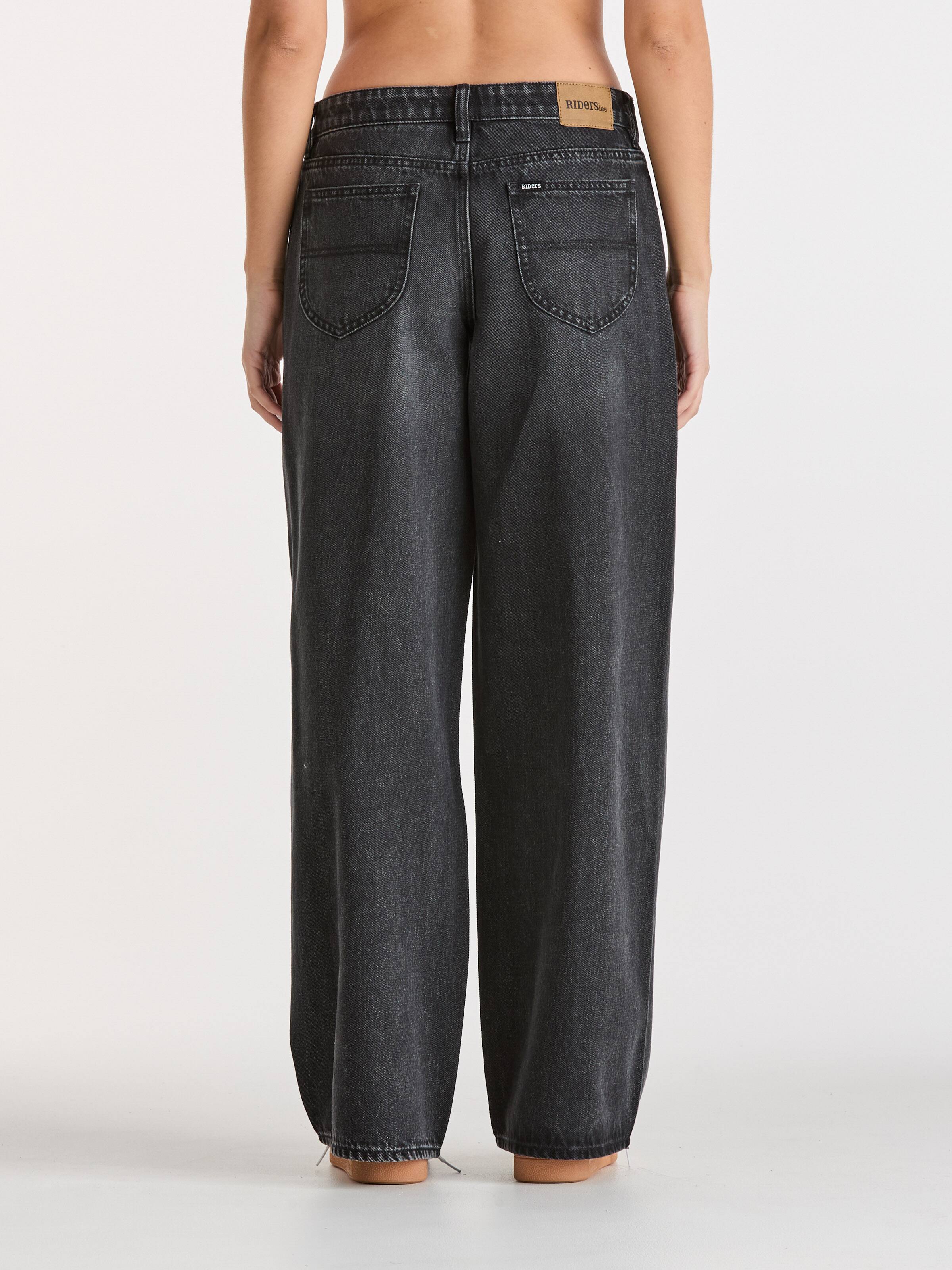Low Slouch In Washed Black