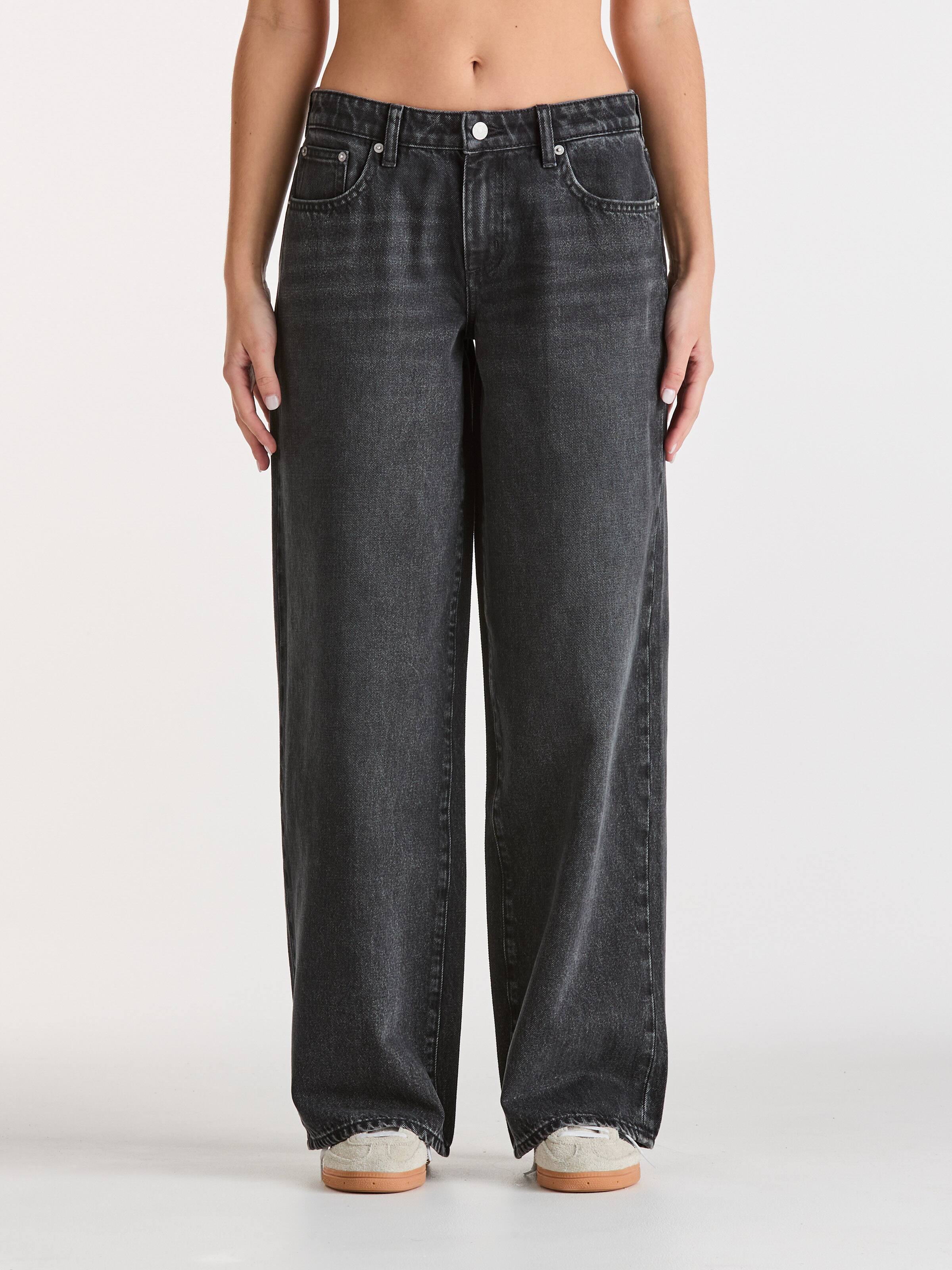 Low Slouch In Washed Black