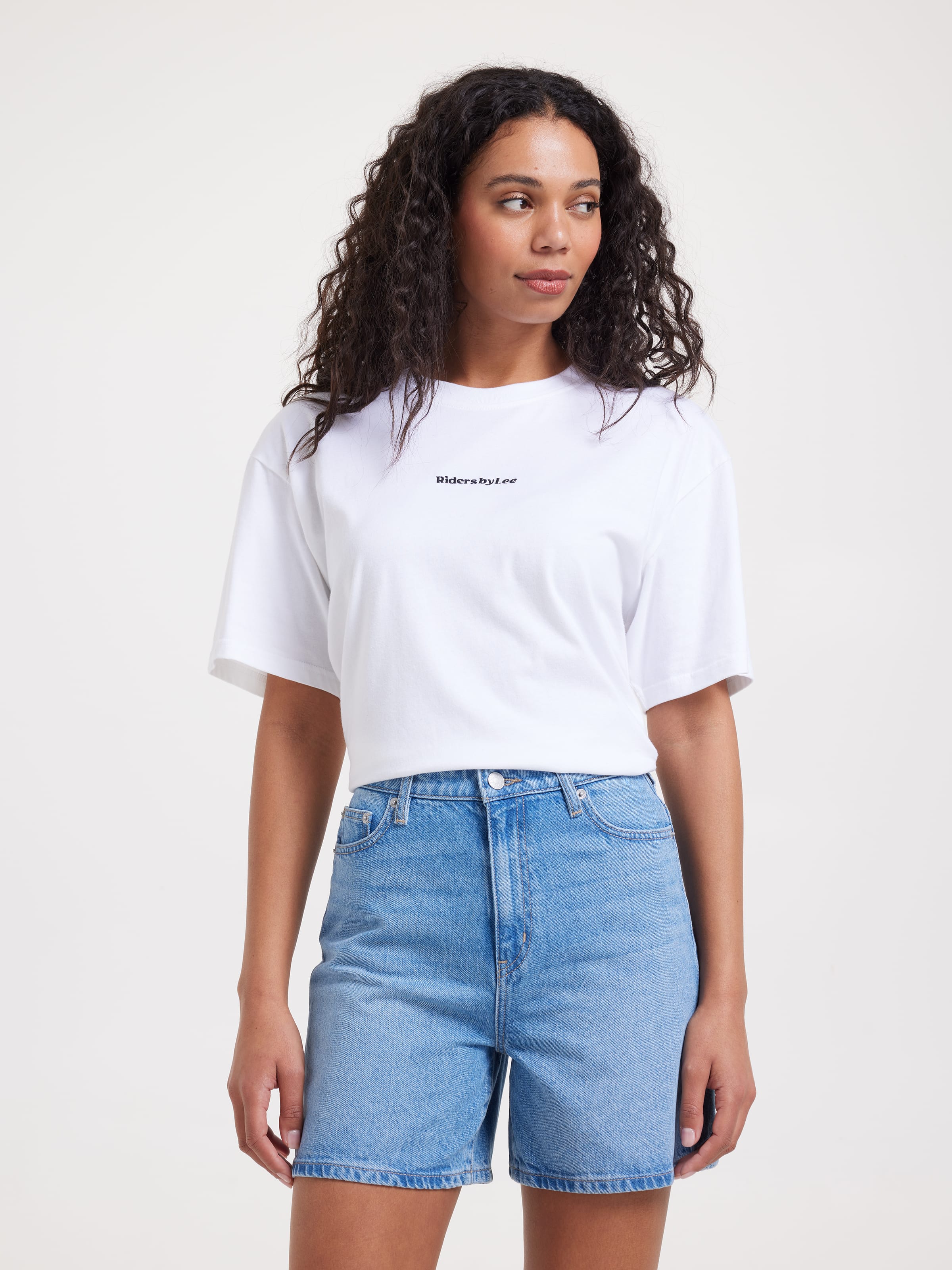 Hi Wide Short In Precious Blue