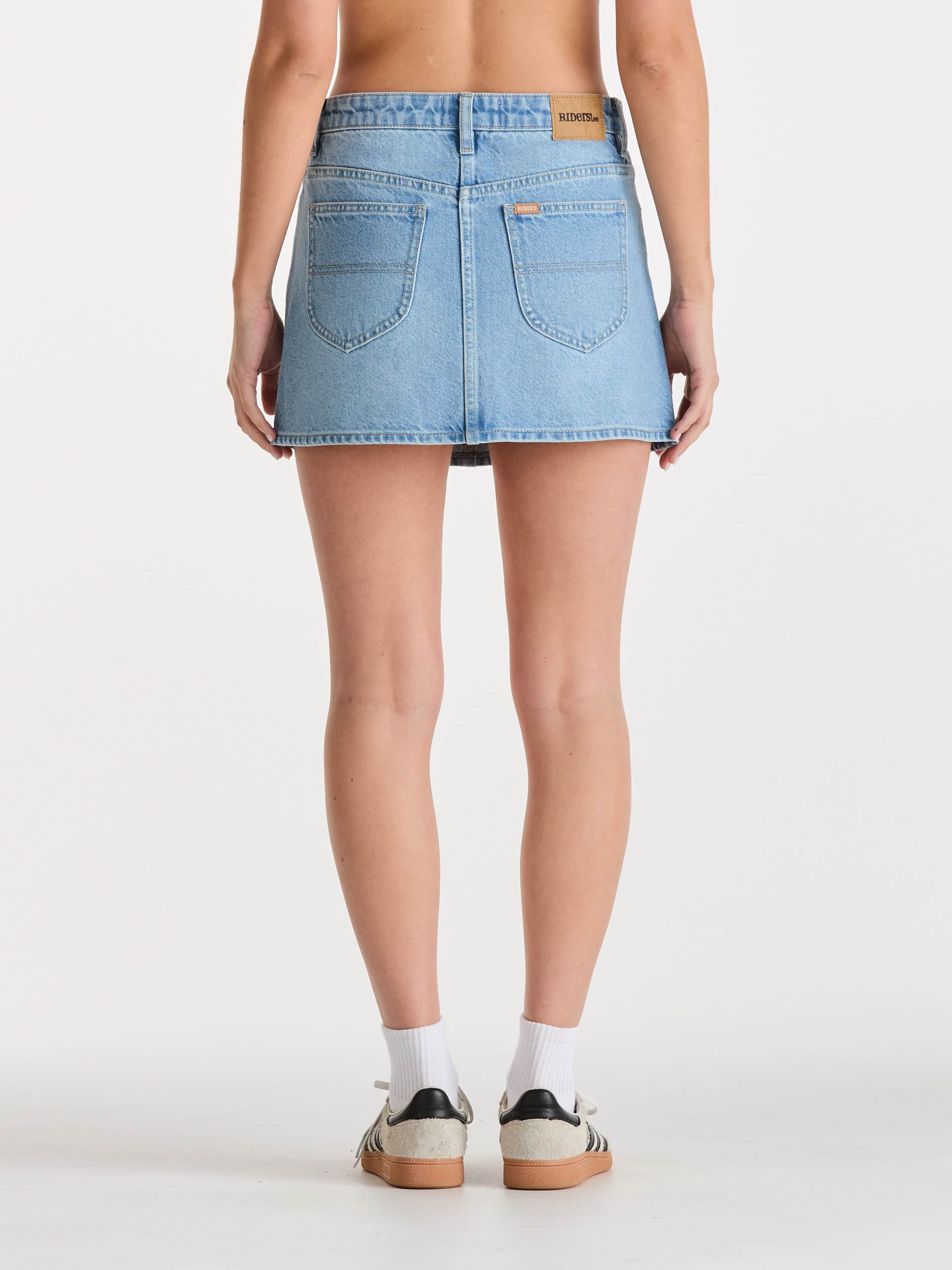 Mid Mini Skirt In Lifetime Blues