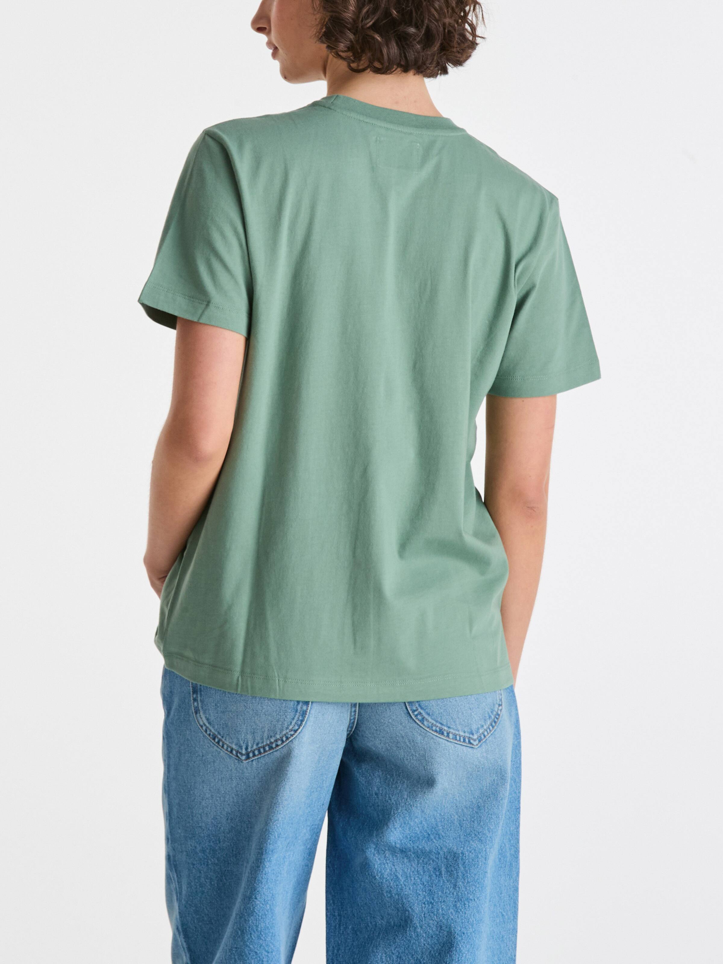 Relaxed Tee In Moss Green