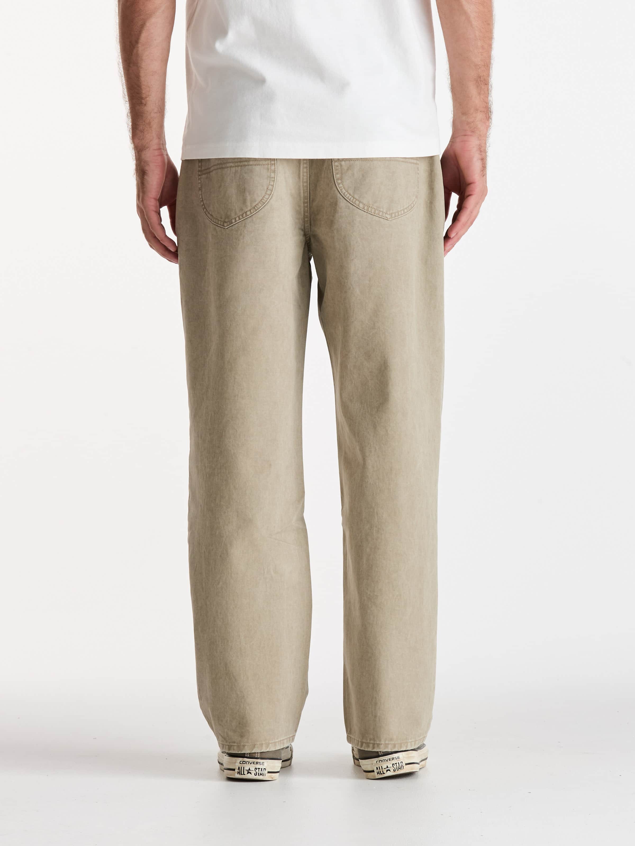 R5 Relaxed Chino In Washed Stone