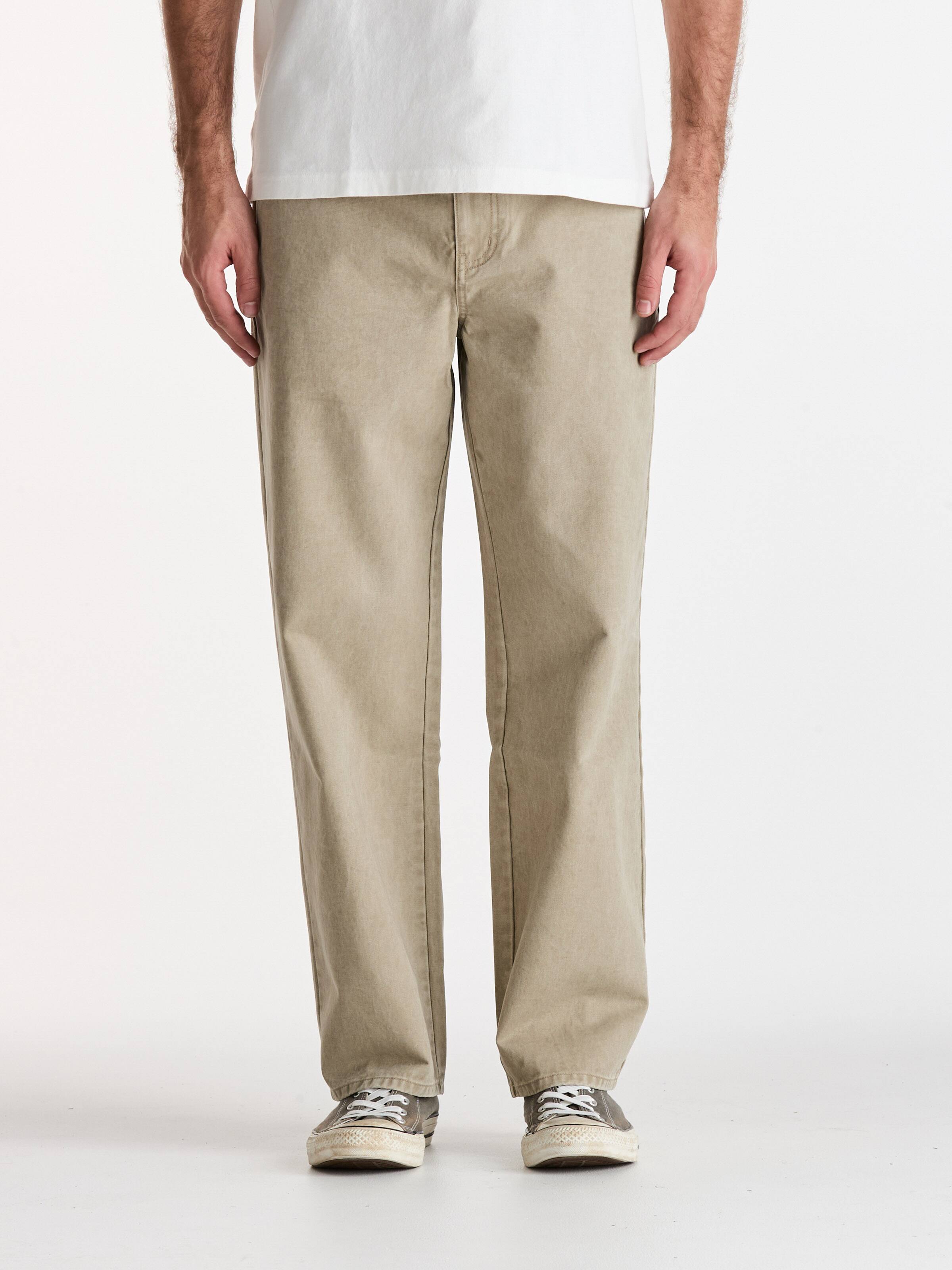 R5 Relaxed Chino In Washed Stone