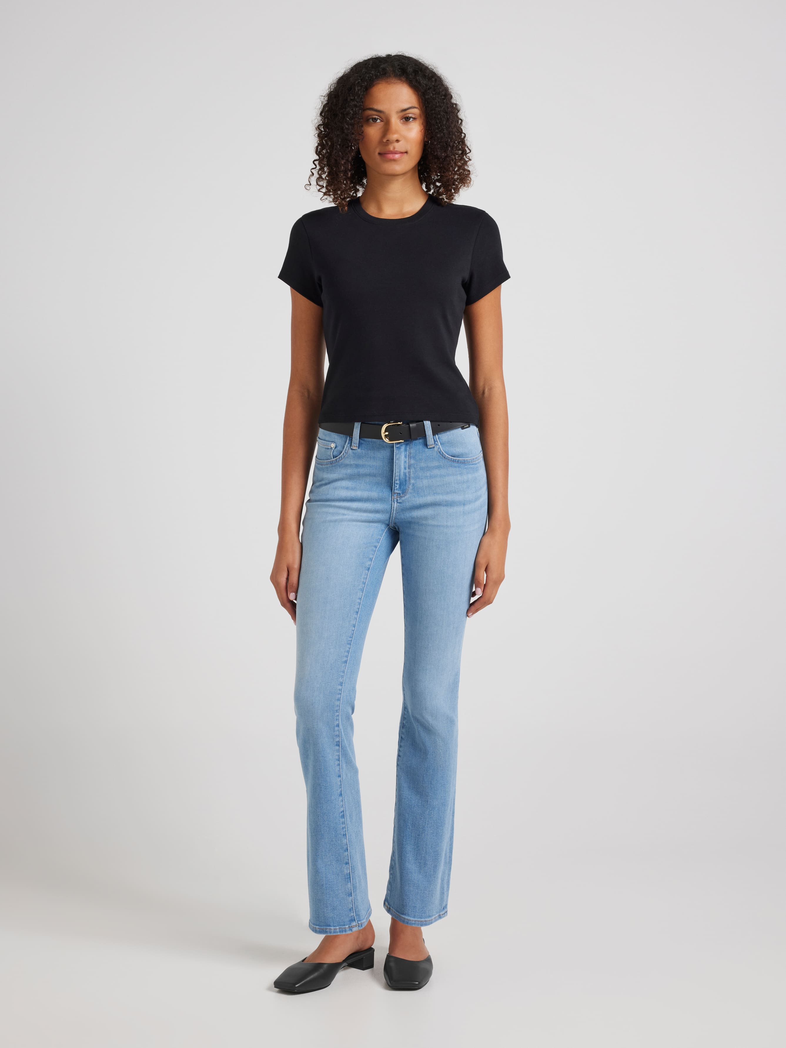 Molly Bootcut In Bleached Tribeca