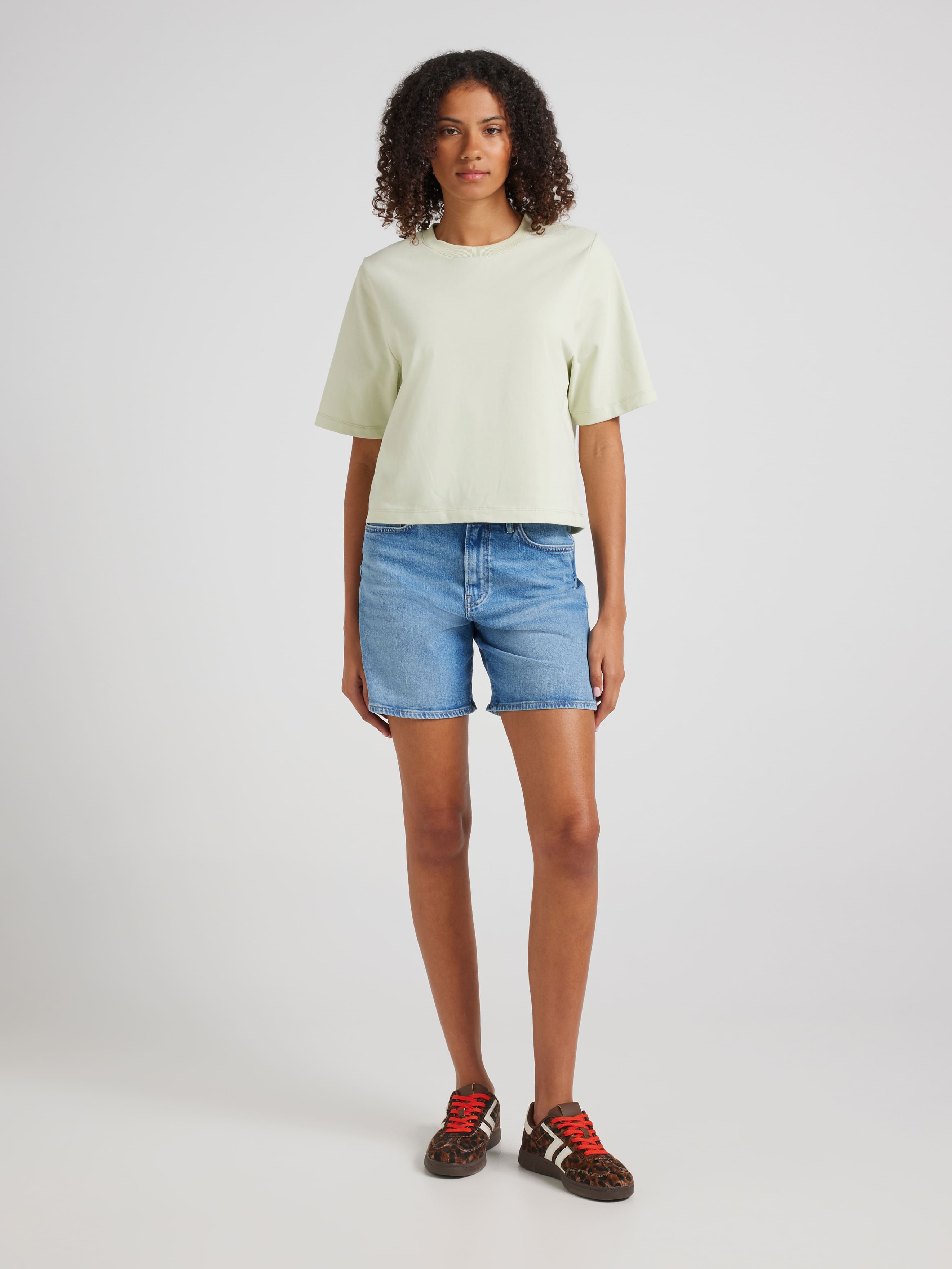 Heidi Long Relaxed In Light Brushed Classic Blue