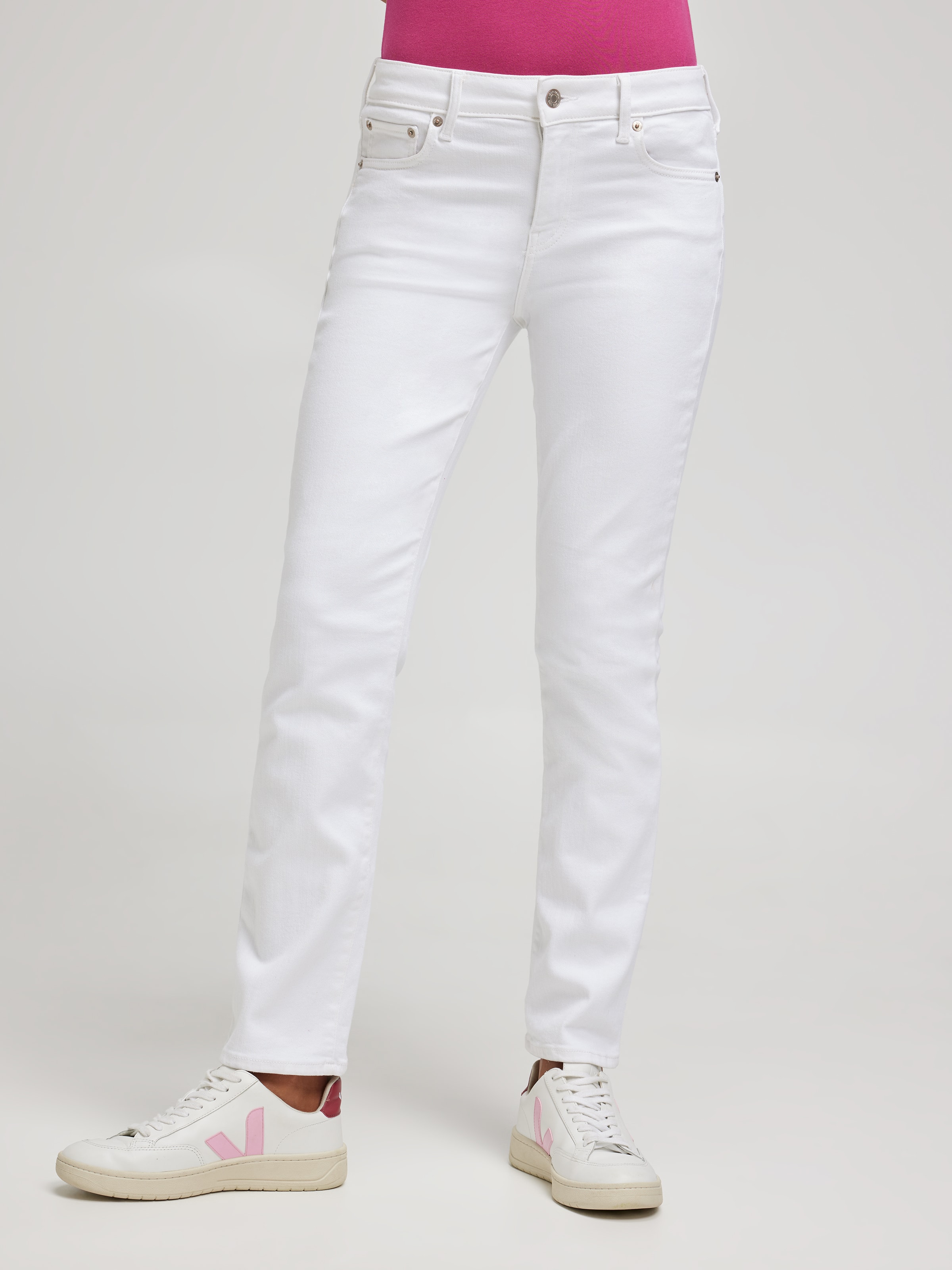 Half black half hot sale white jeans womens