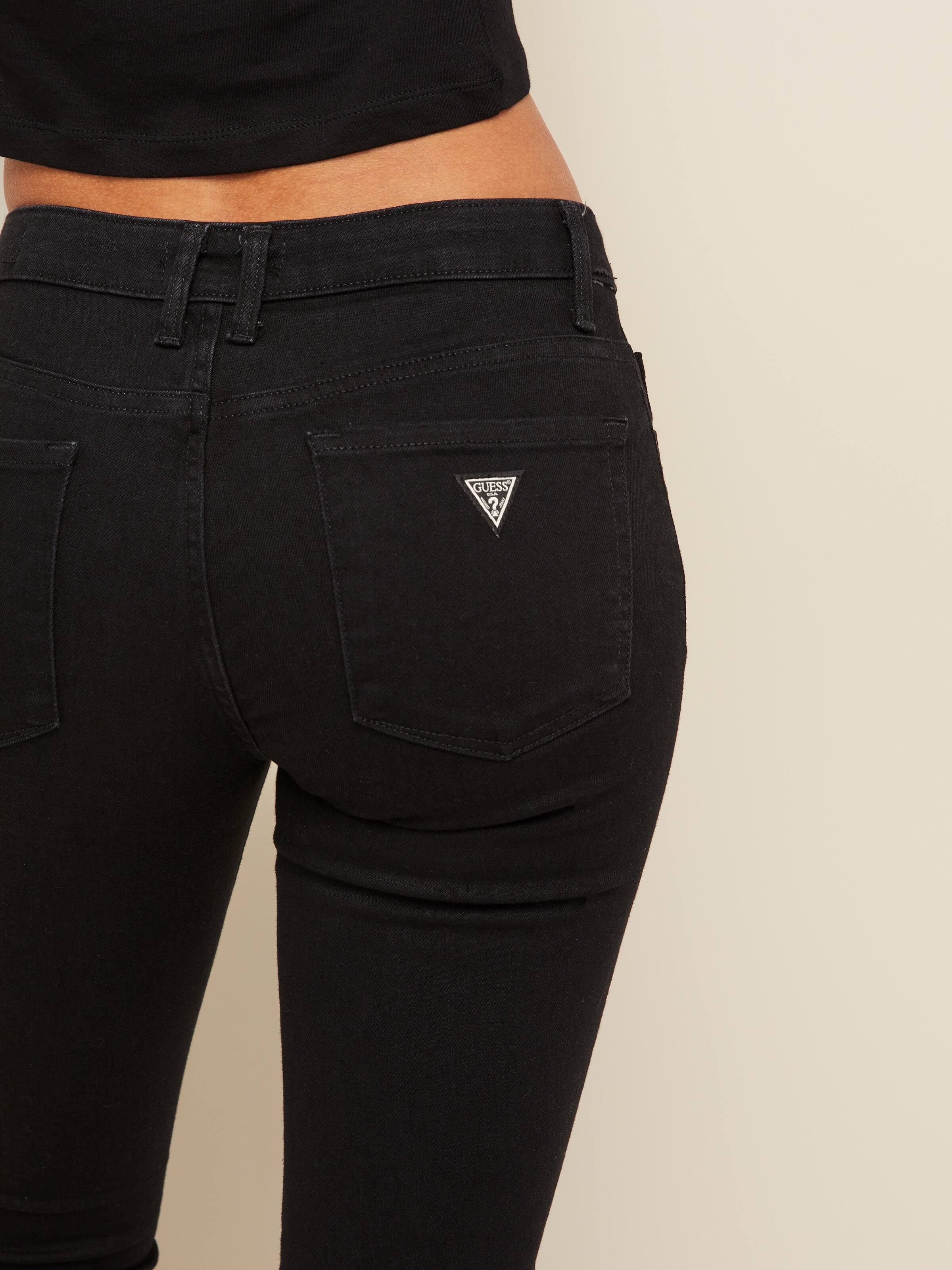 Annette Mid Rise Skinny In Carrie Black