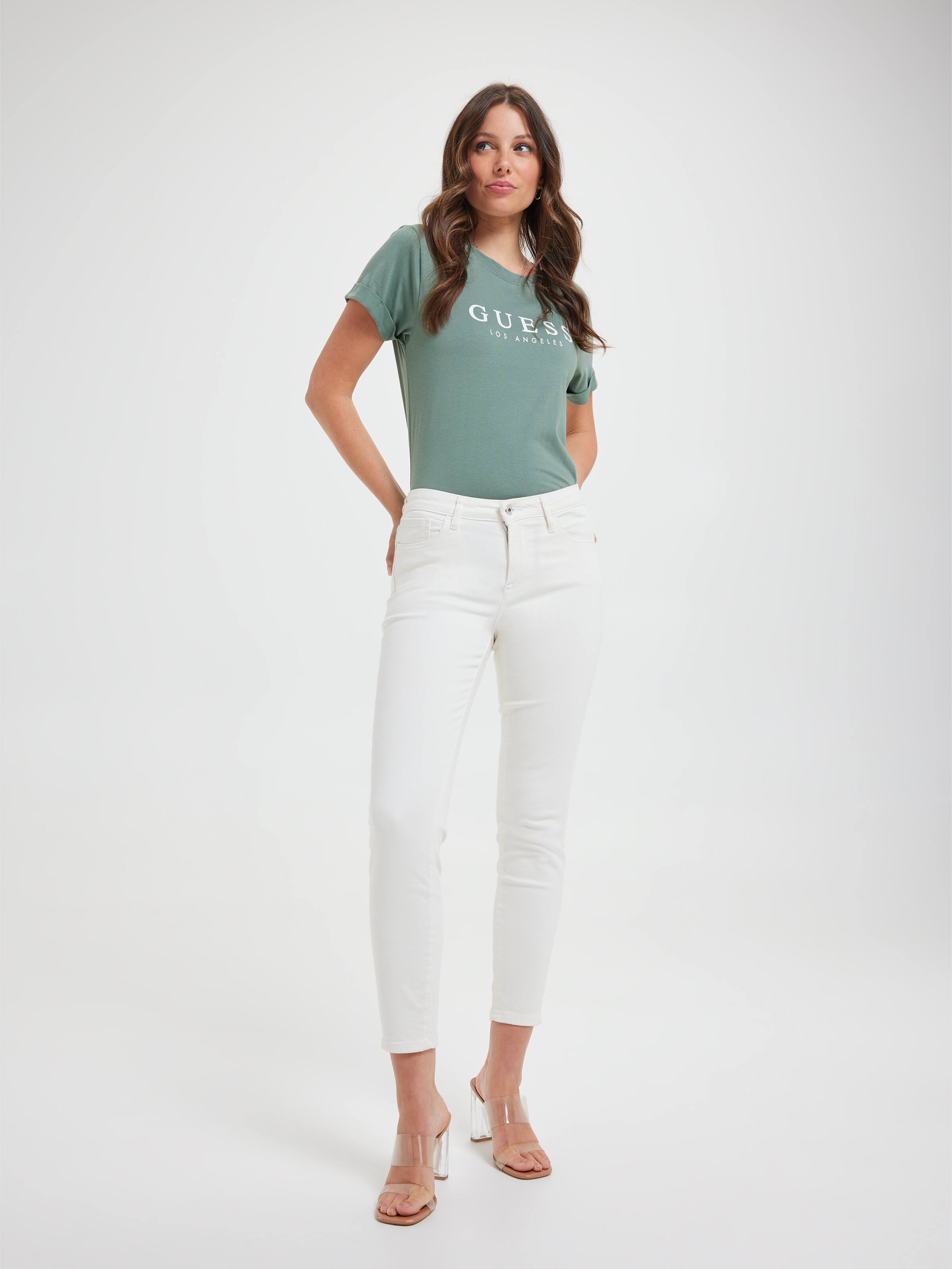 Jayden Mid Rise Skinny In Pilbara White